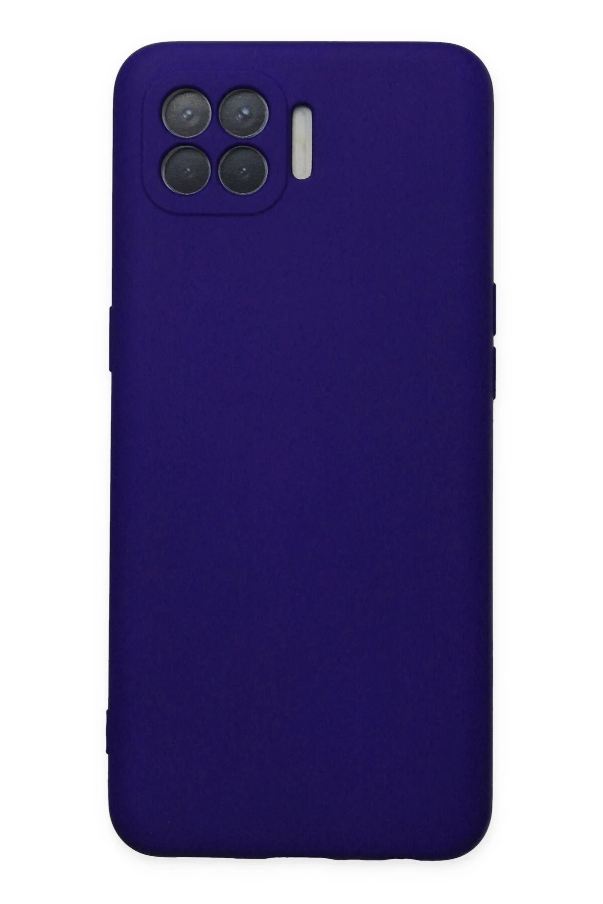 Newface Oppo Reno 4 Lite Kılıf Nano içi Kadife Silikon - Mor