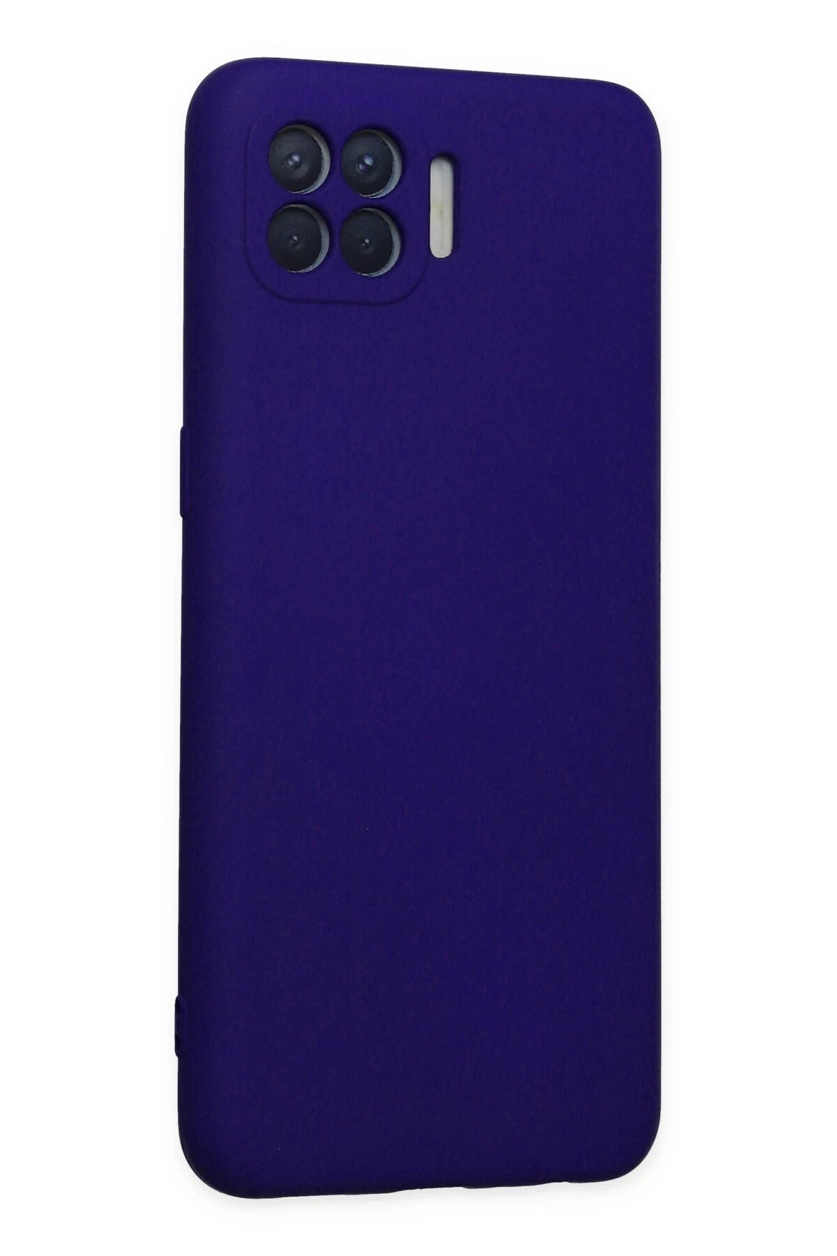 Newface Oppo Reno 4 Lite Kılıf Nano içi Kadife Silikon - Mor