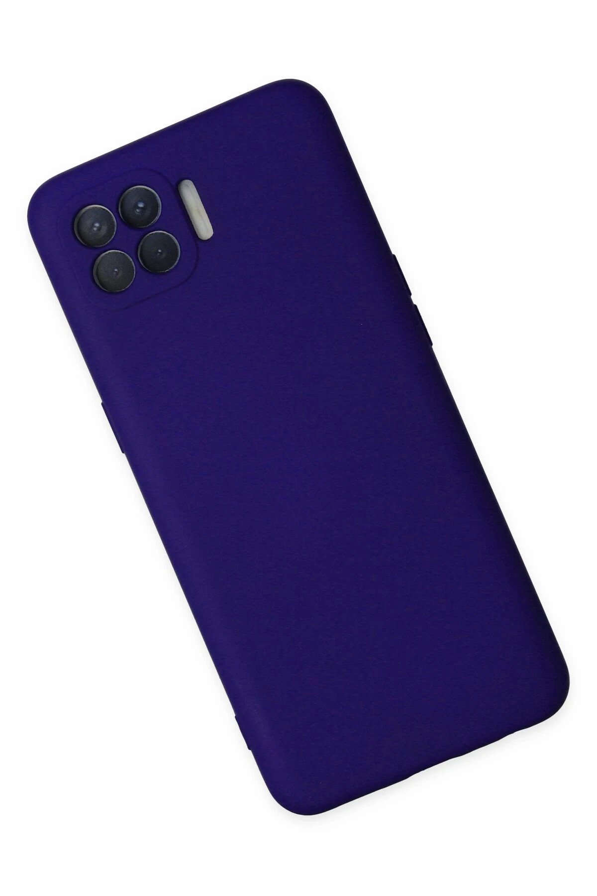 Newface Oppo Reno 4 Lite Kılıf Nano içi Kadife Silikon - Mor