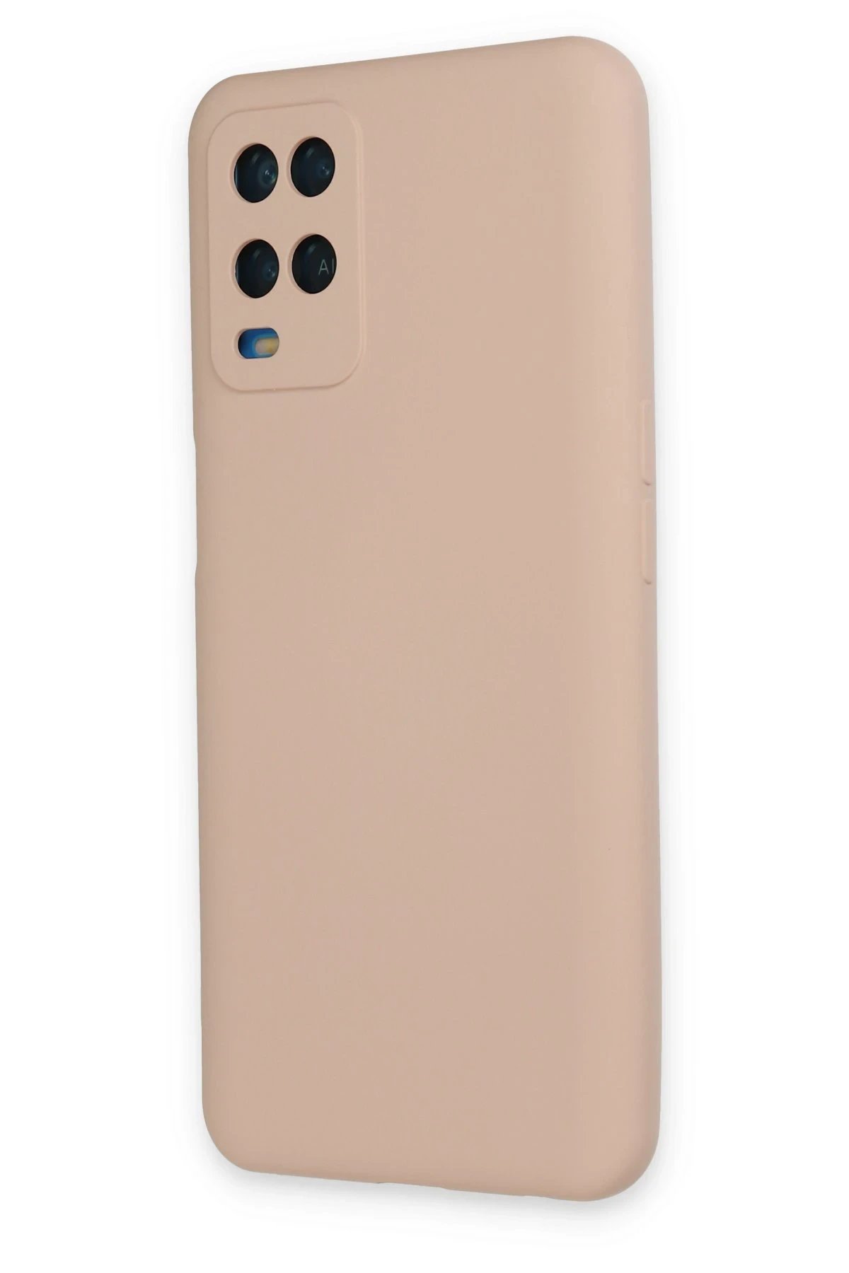 Newface Oppo A54 4G Kılıf Nano içi Kadife Silikon - Pudra