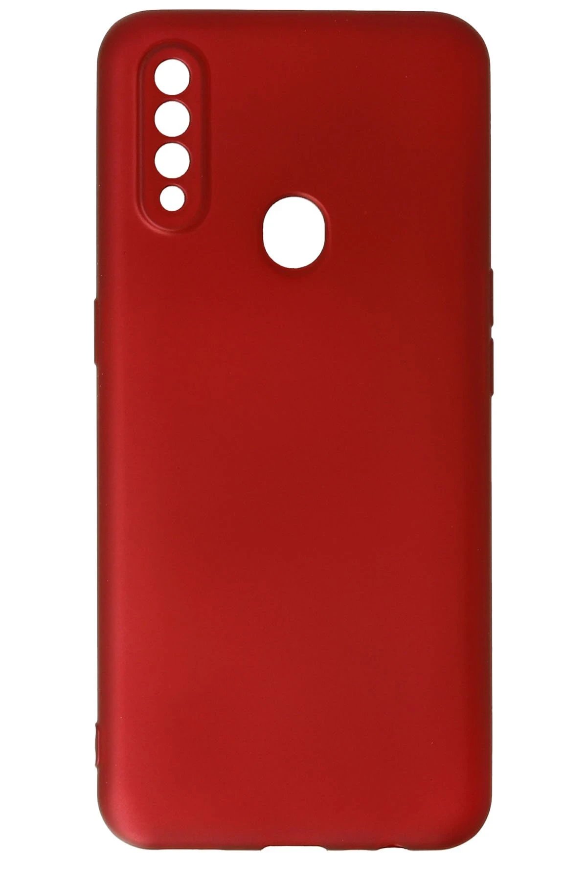 Newface Oppo A31 Kılıf First Silikon - Bordo