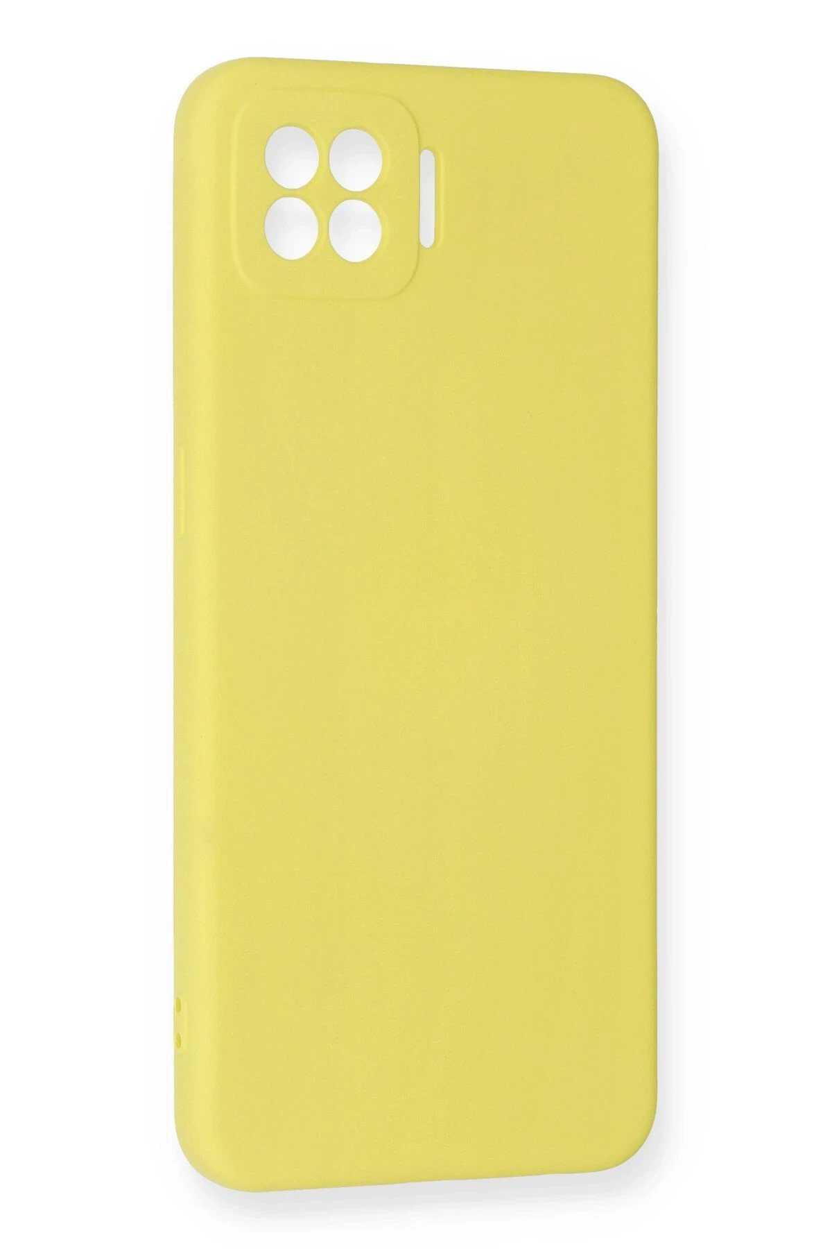 Newface Oppo A73 Kılıf Nano içi Kadife Silikon - Sarı