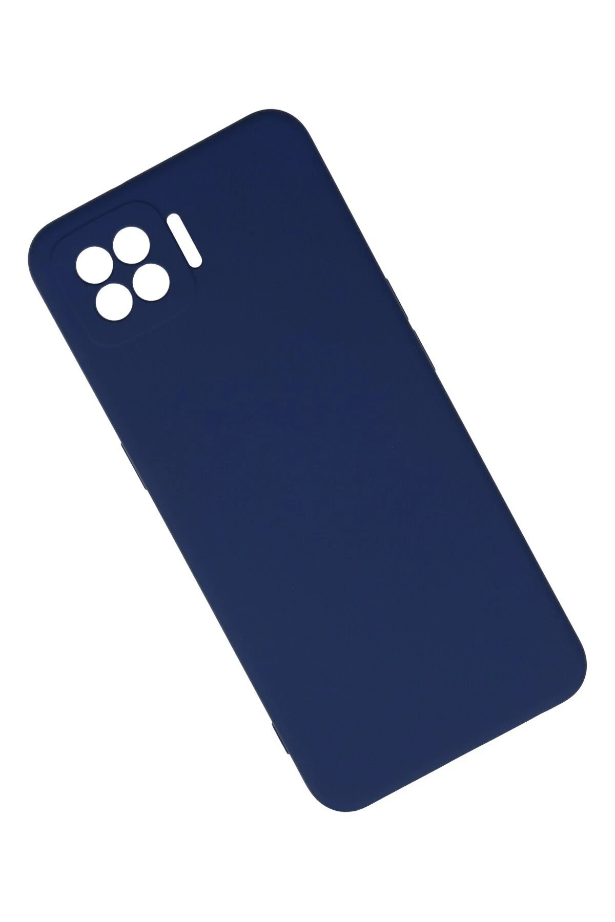 Newface Oppo A73 Kılıf Nano içi Kadife Silikon - Lacivert