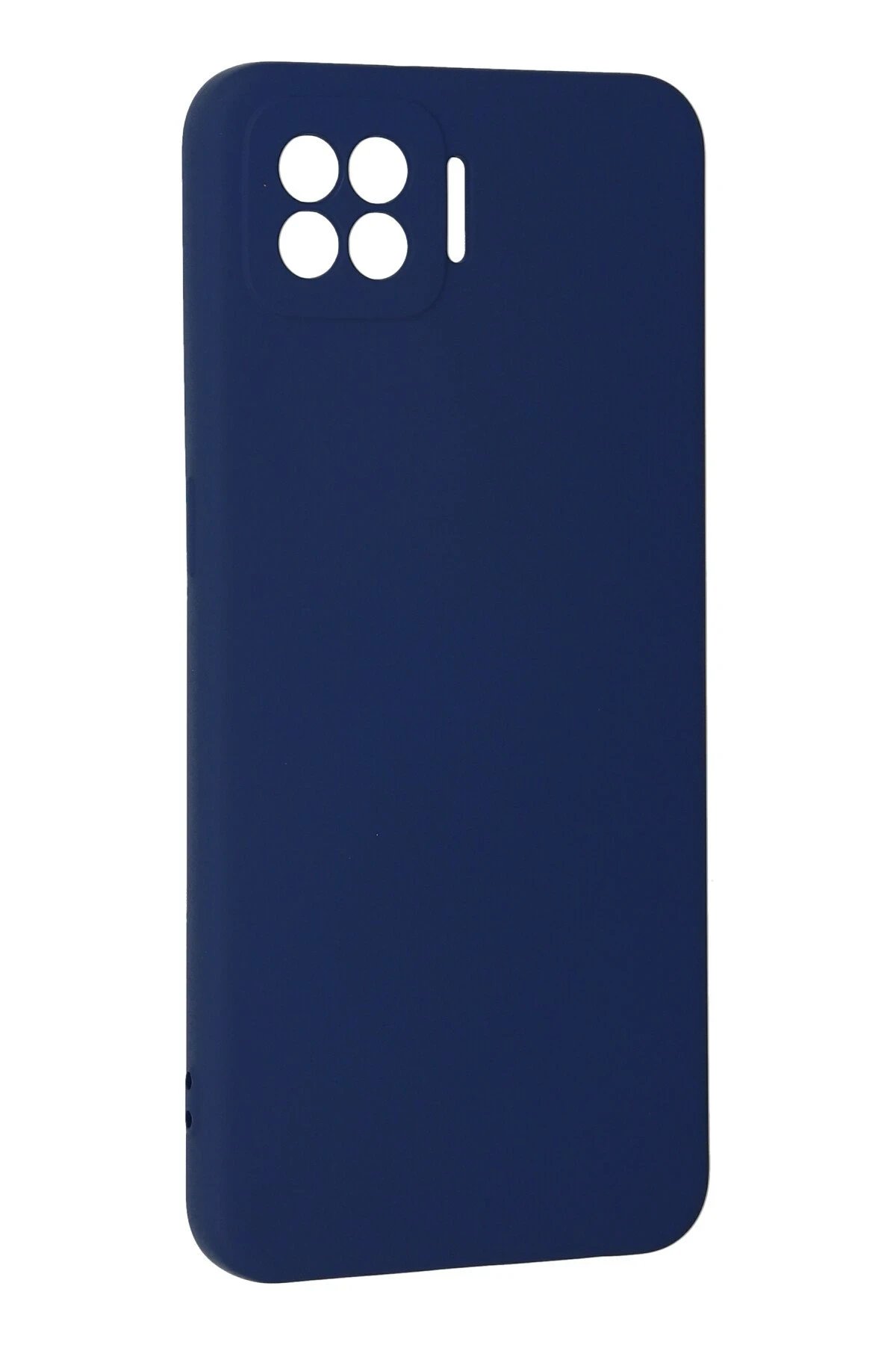 Newface Oppo A73 Kılıf Nano içi Kadife Silikon - Lacivert