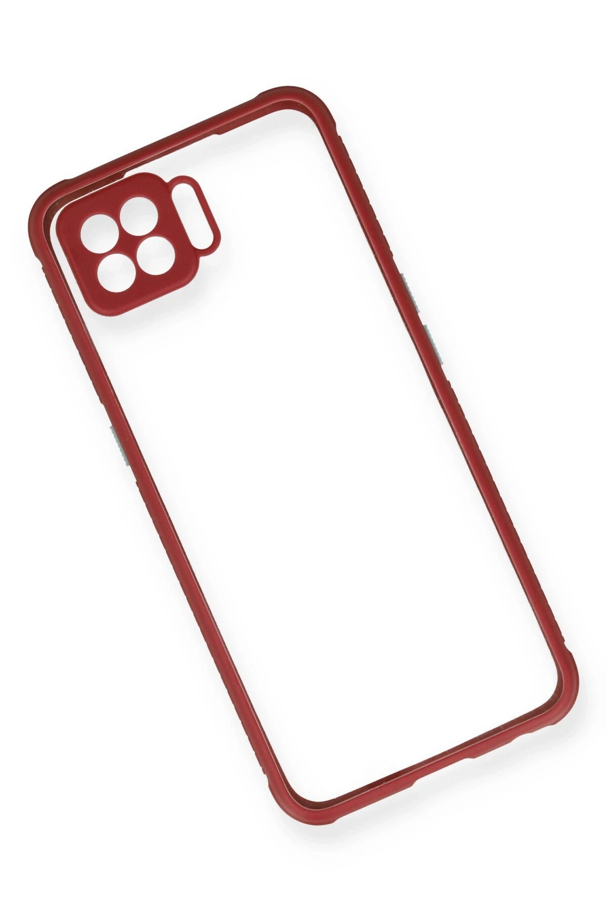 Newface Oppo A73 Kılıf Miami Şeffaf Silikon - Fuşya