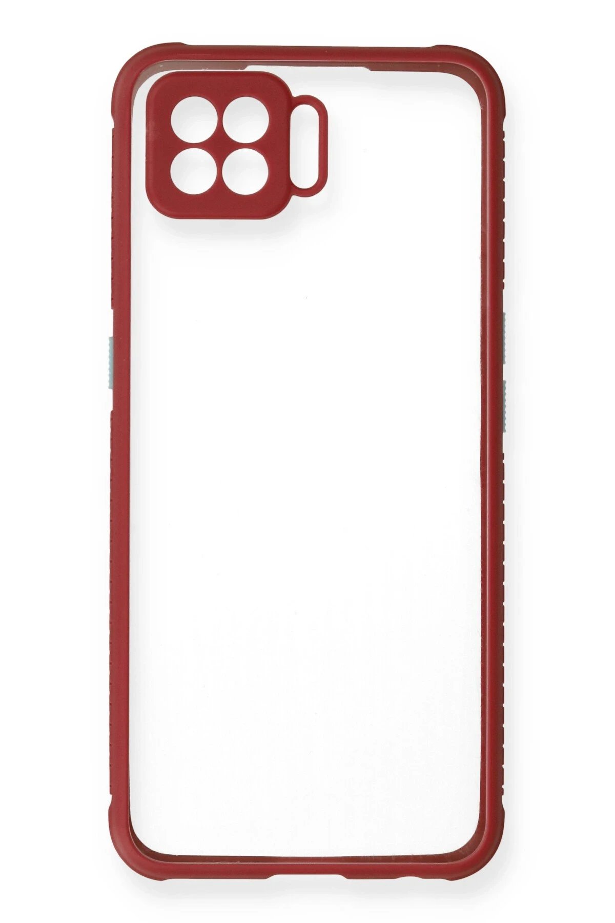 Newface Oppo A73 Kılıf Miami Şeffaf Silikon - Fuşya