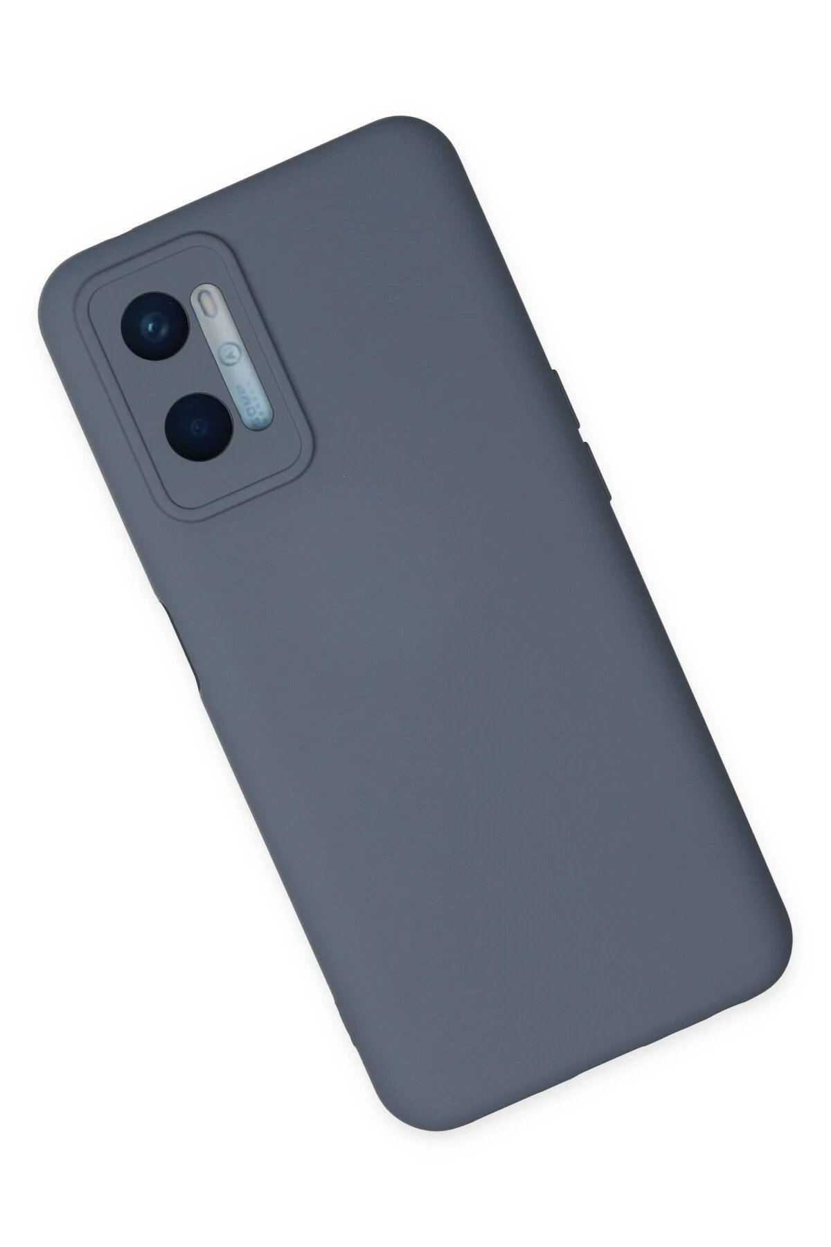 Newface Oppo A96 Kılıf Nano içi Kadife Silikon - Gri