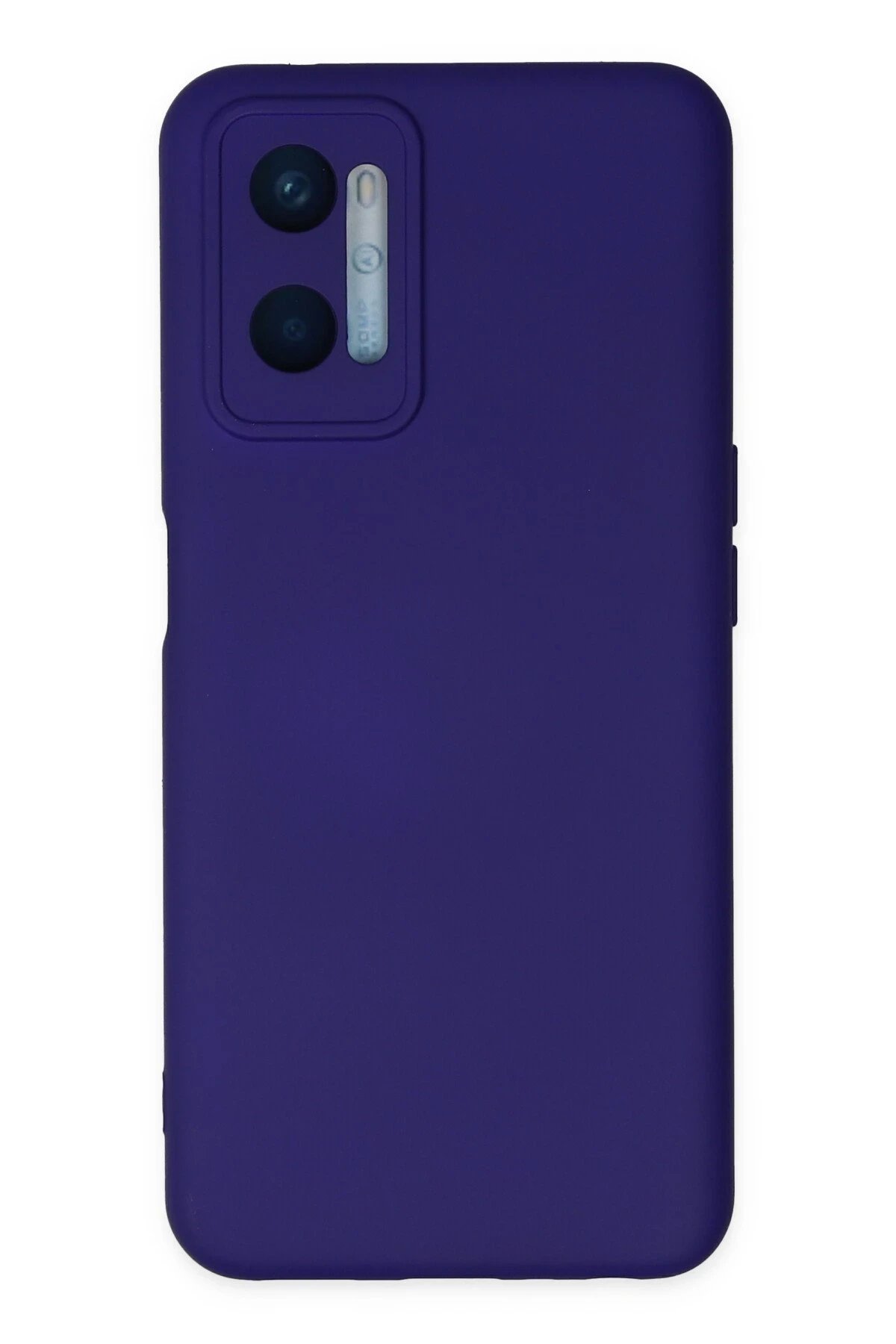 Newface Oppo A96 Kılıf Nano içi Kadife Silikon - Mor