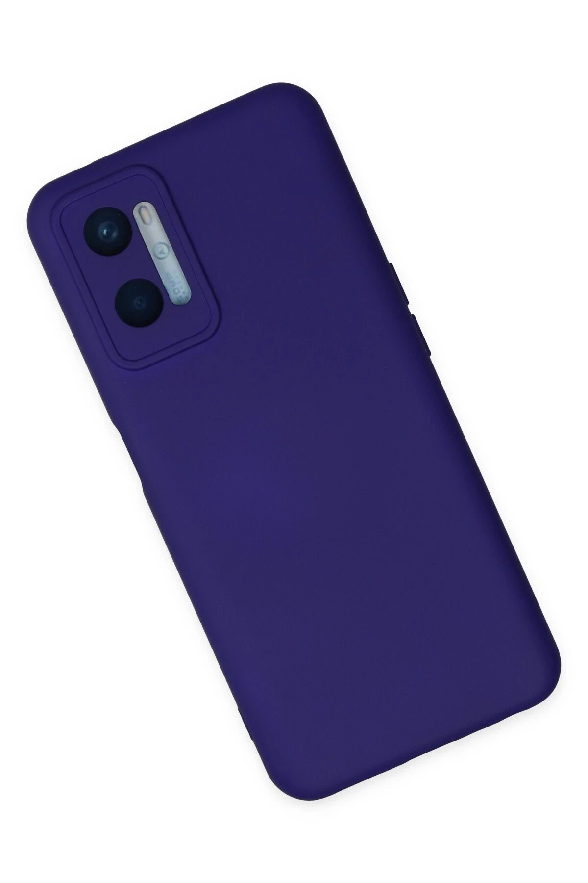 Newface Oppo A96 Kılıf Nano içi Kadife Silikon - Mor