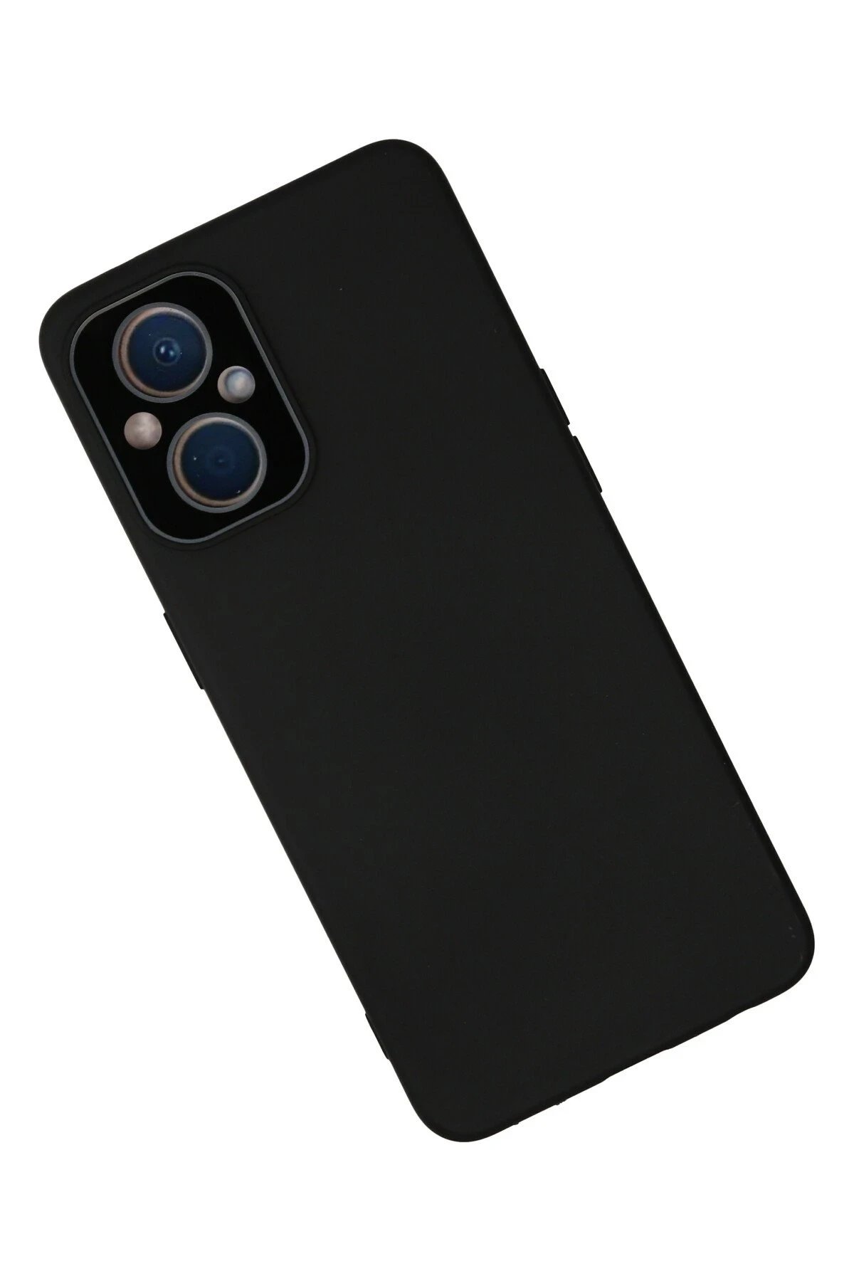 Newface Oppo Reno 7 Lite Kılıf Lansman Glass Kapak - Siyah