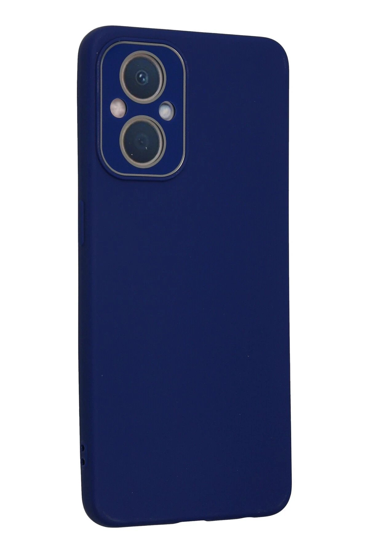 Newface Oppo Reno 7 Lite Kılıf Lansman Glass Kapak - Sky Blue