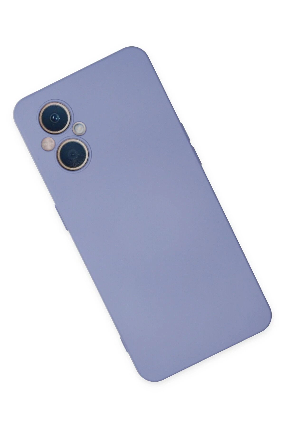 Newface Oppo Reno 7 Lite Kılıf Nano içi Kadife Silikon - Lila