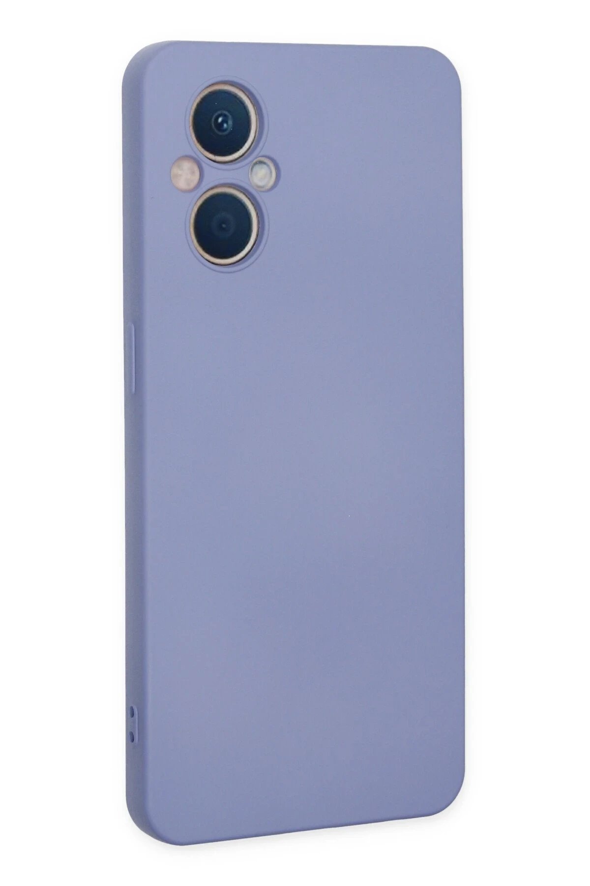 Newface Oppo Reno 7 Lite Kılıf Nano içi Kadife Silikon - Lila