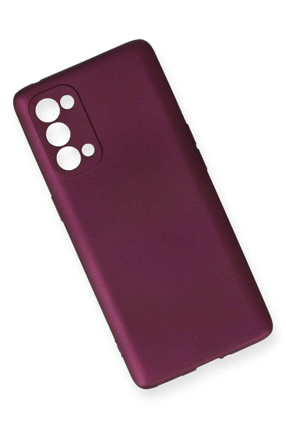 Newface Oppo Reno 5 Pro Kılıf First Silikon - Mürdüm
