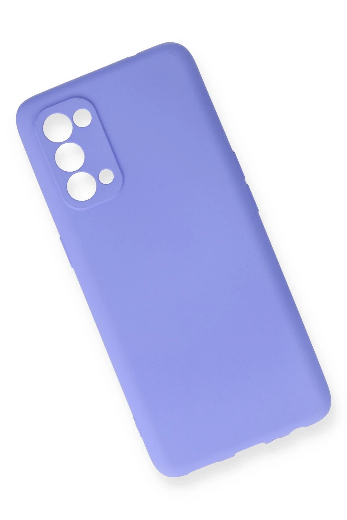 Newface Oppo Reno 5 Pro Kılıf First Silikon - Lila