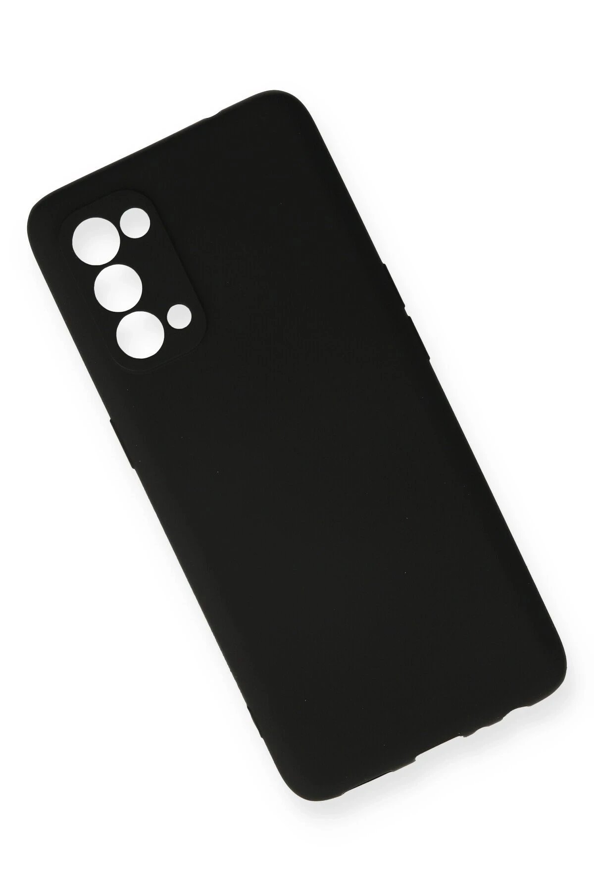 Newface Oppo Reno 5 Kılıf First Silikon - Siyah