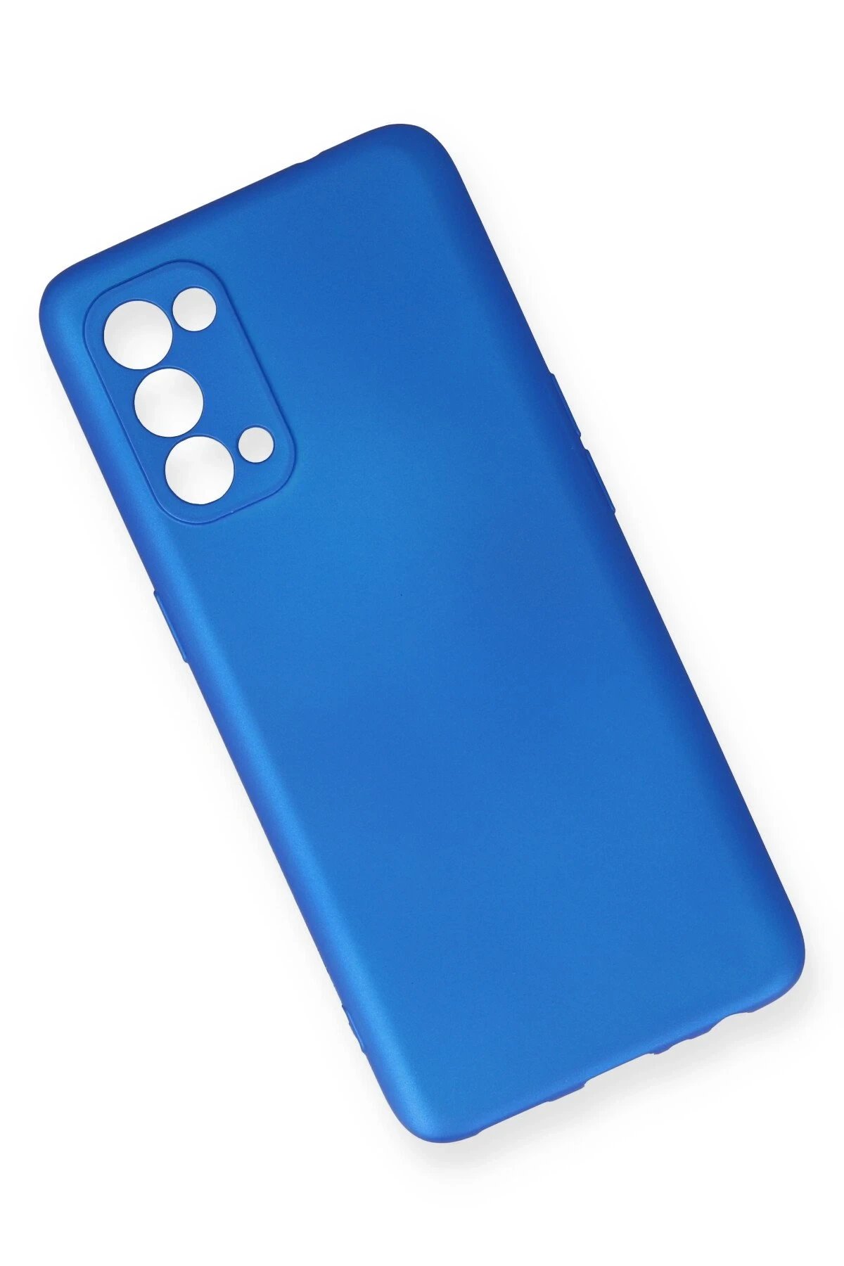 Newface Oppo Reno 5 Kılıf First Silikon - Mavi