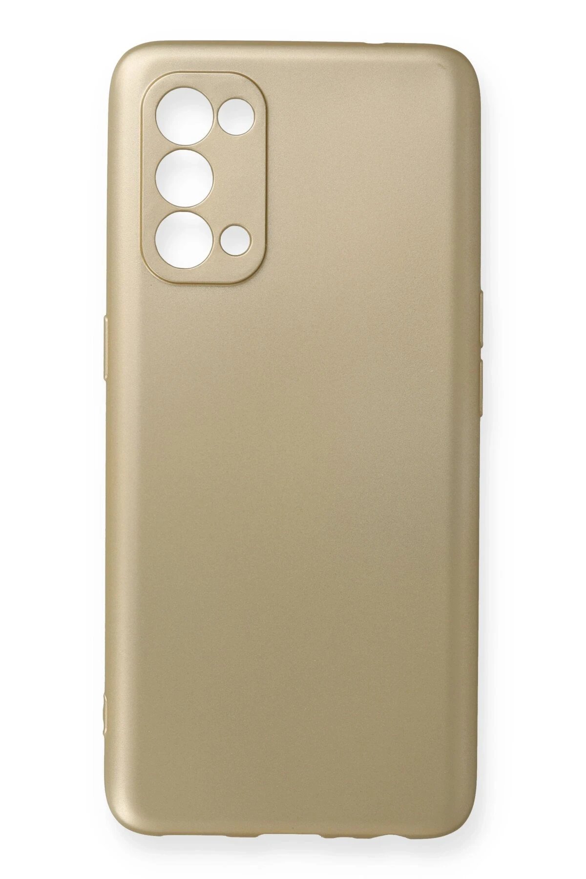 Newface Oppo Reno 5 Kılıf First Silikon - Gold