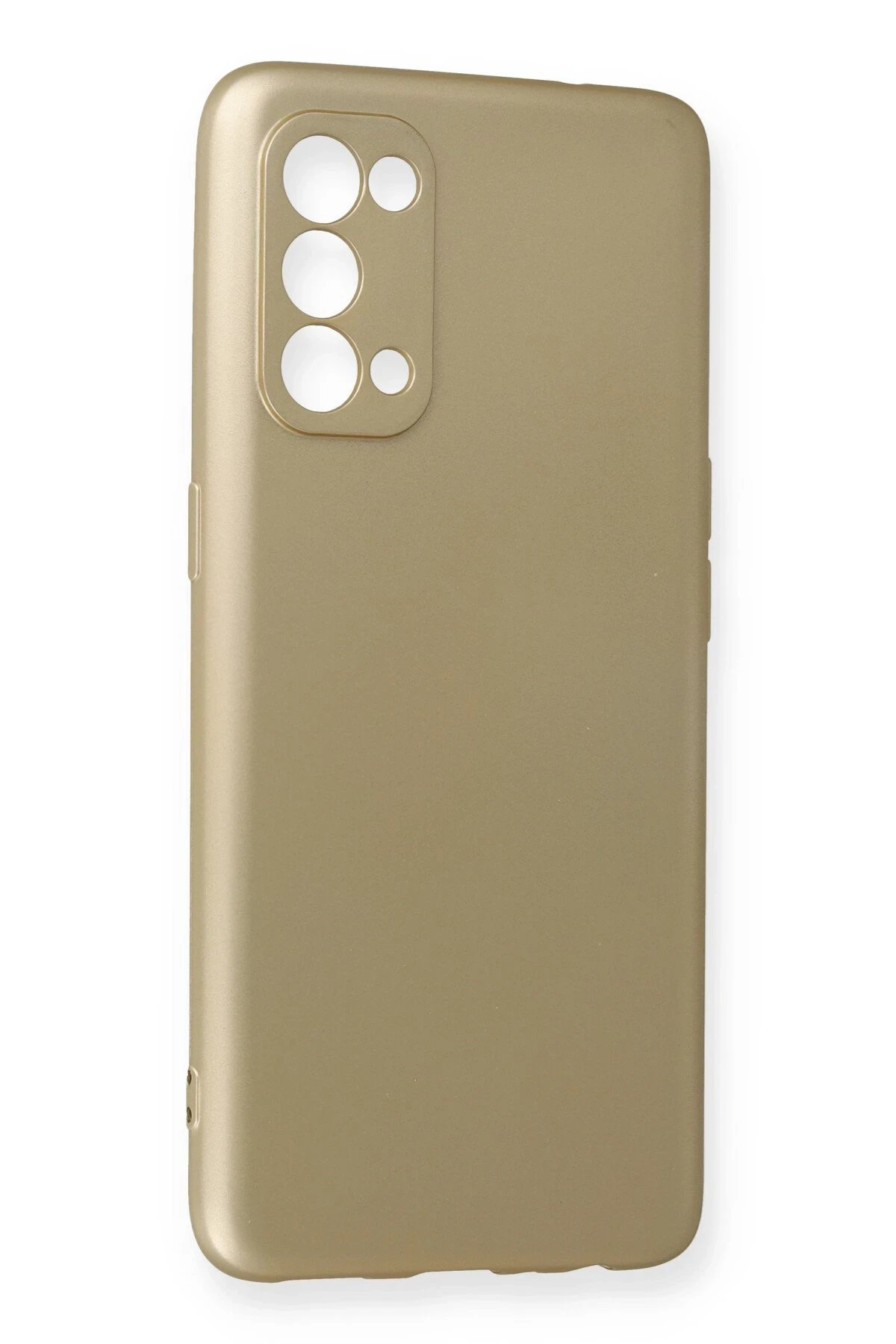 Newface Oppo Reno 5 Kılıf First Silikon - Gold