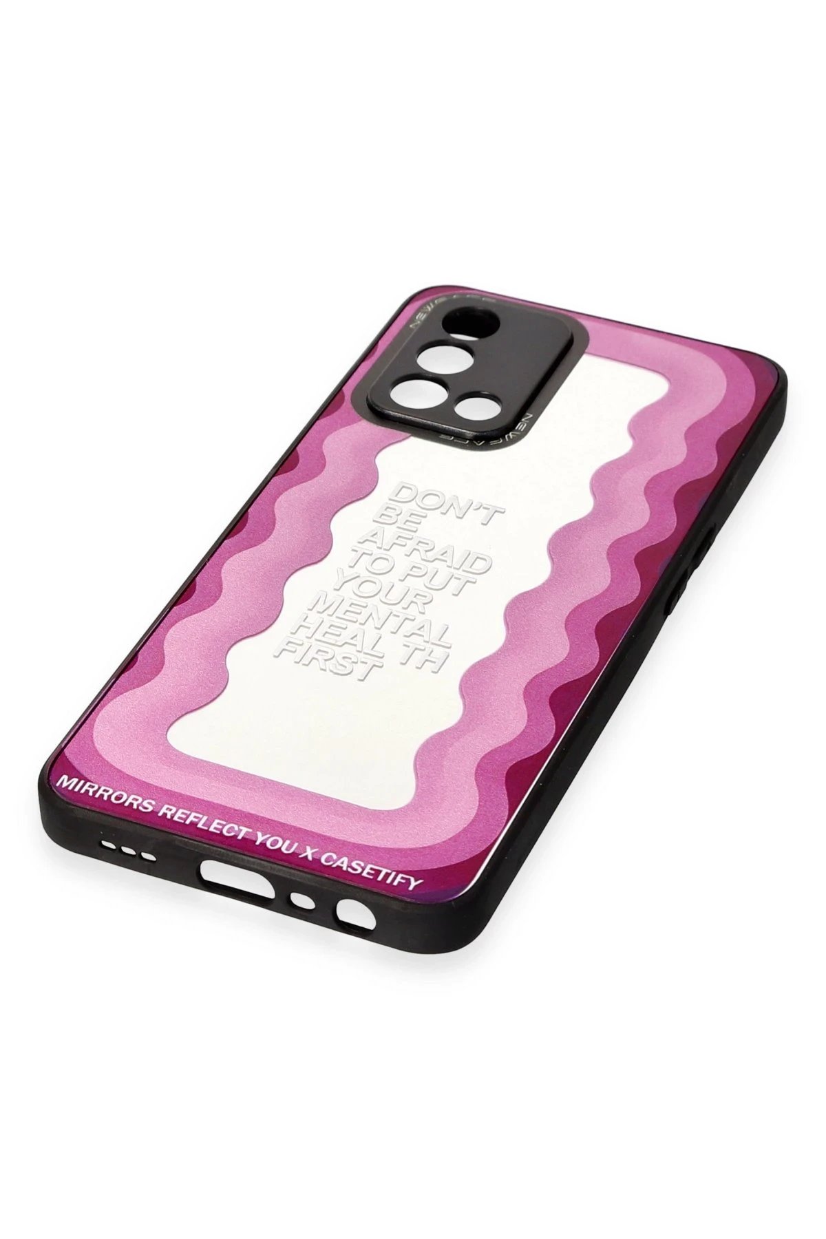 Newface Oppo A74 4G Kılıf Mirror Desenli Kapak - Mirror - 11