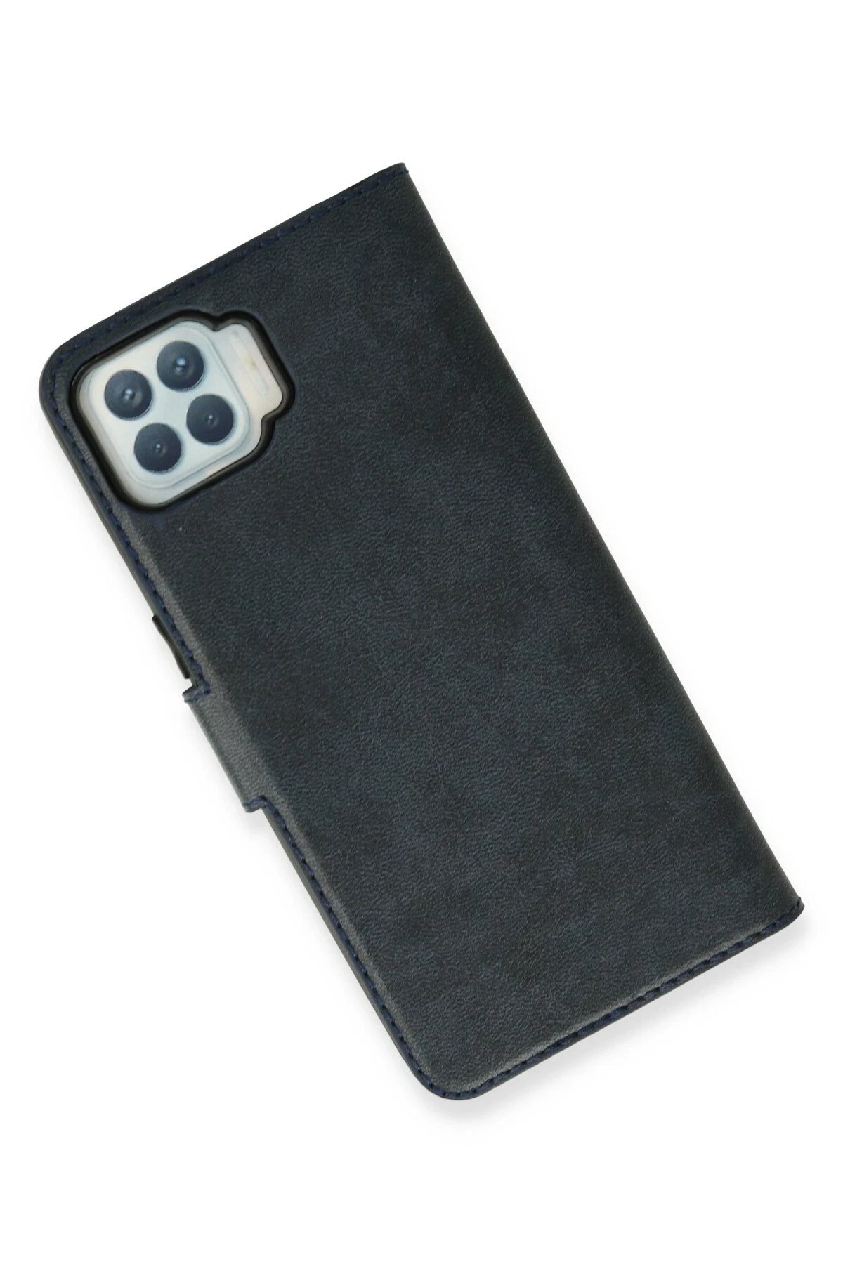 Newface Oppo Reno 4 Lite Kılıf Trend S Plus Kapaklı Kılıf - Lacivert