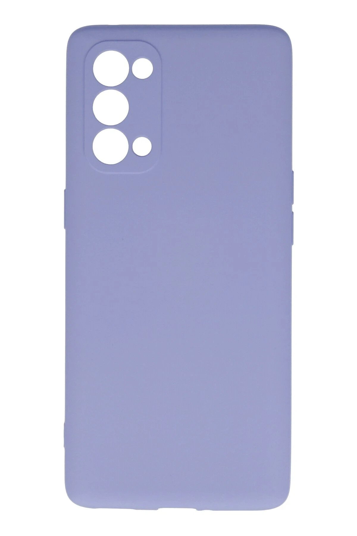 Newface Oppo Reno 5 Pro Kılıf Nano içi Kadife Silikon - Lila