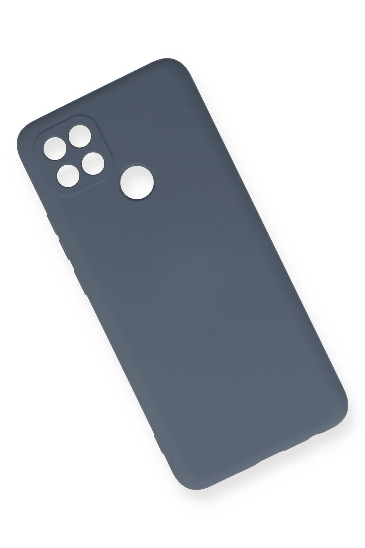 Newface Oppo A15 Kılıf Nano içi Kadife Silikon - Gri