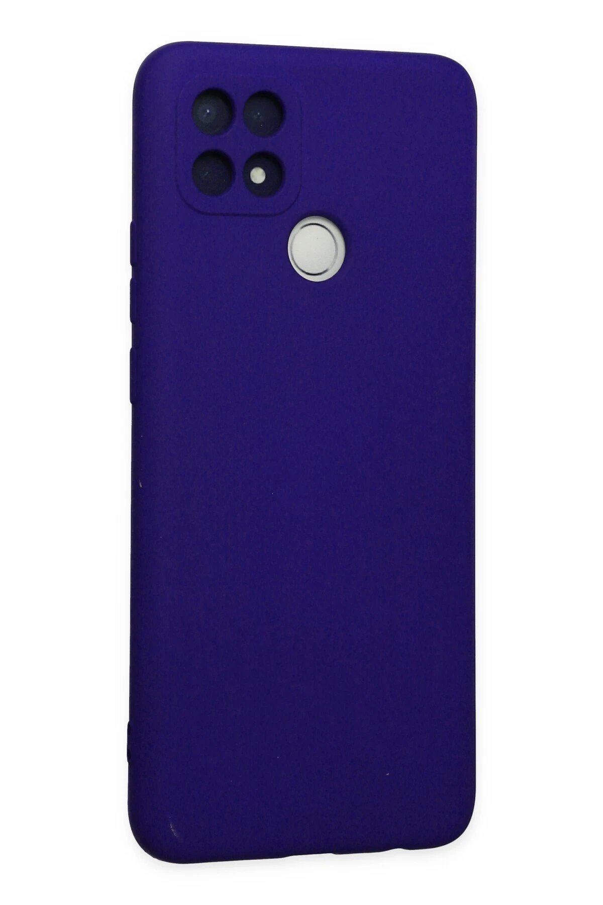 Newface Oppo A15 Kılıf Nano içi Kadife Silikon - Mor