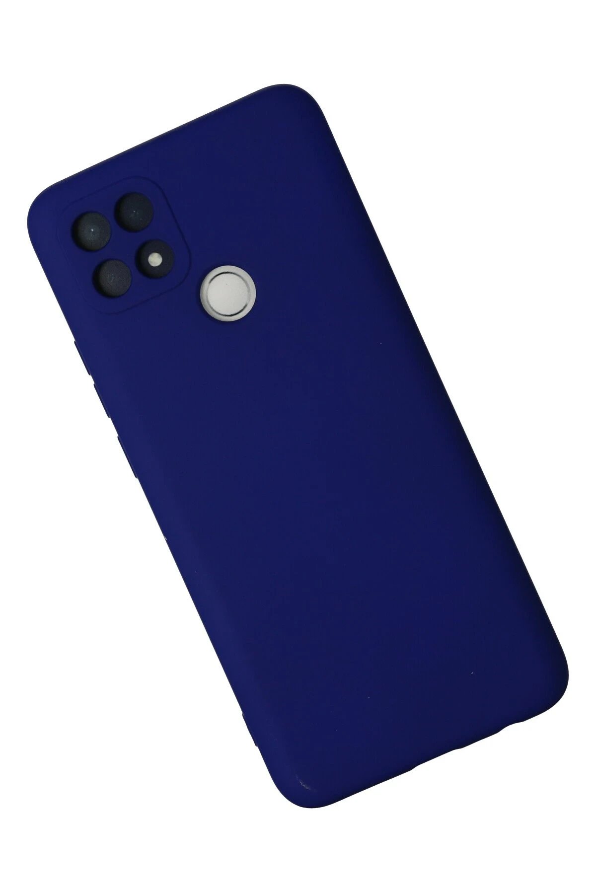 Newface Oppo A15 Kılıf Nano içi Kadife Silikon - Lacivert