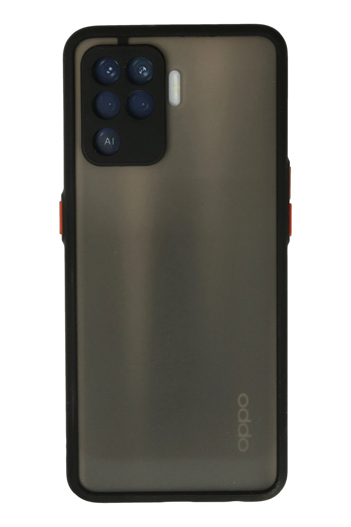 Newface Oppo Reno 5 Lite Kılıf Montreal Silikon Kapak - Siyah