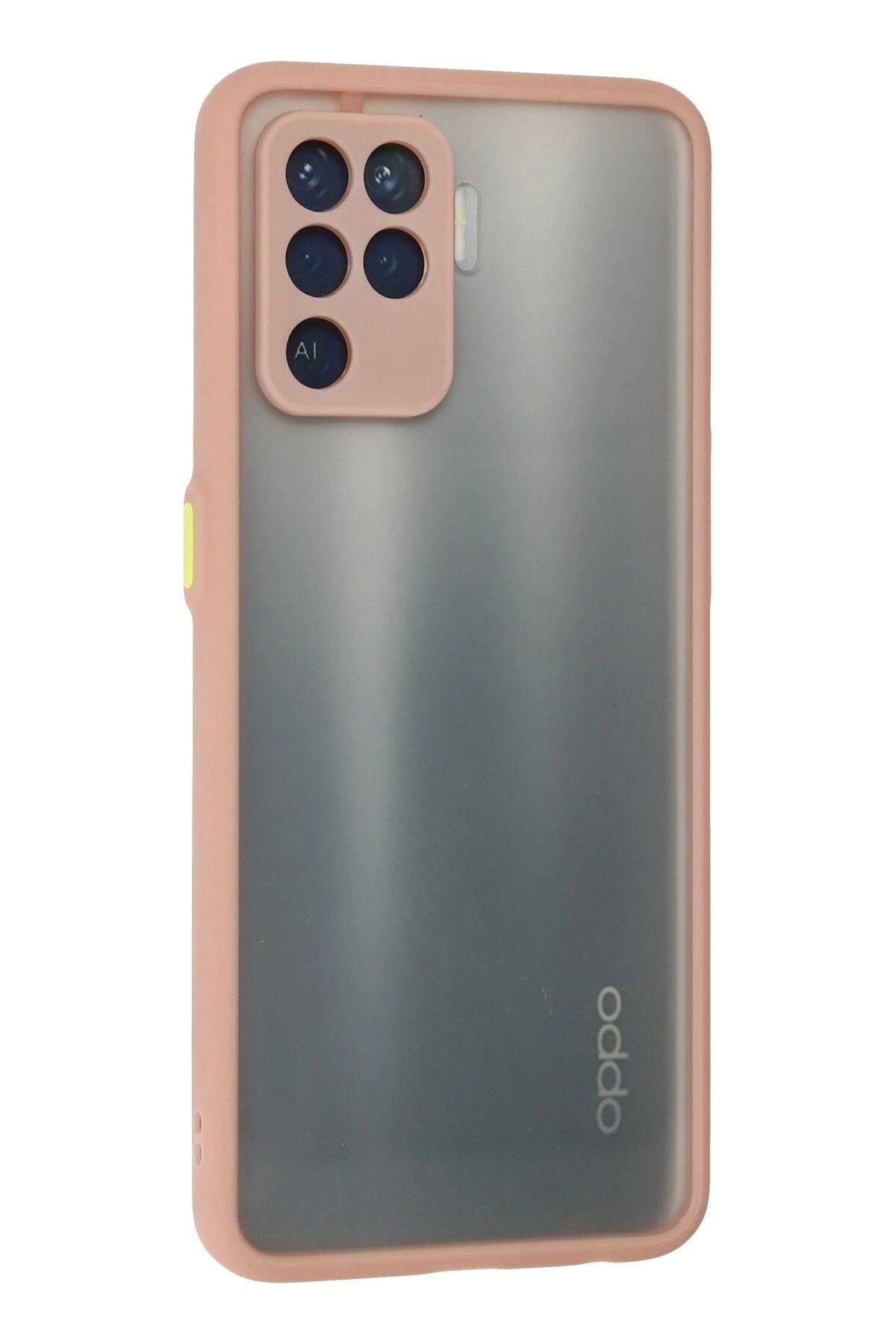 Newface Oppo Reno 5 Lite Kılıf Montreal Silikon Kapak - Pembe
