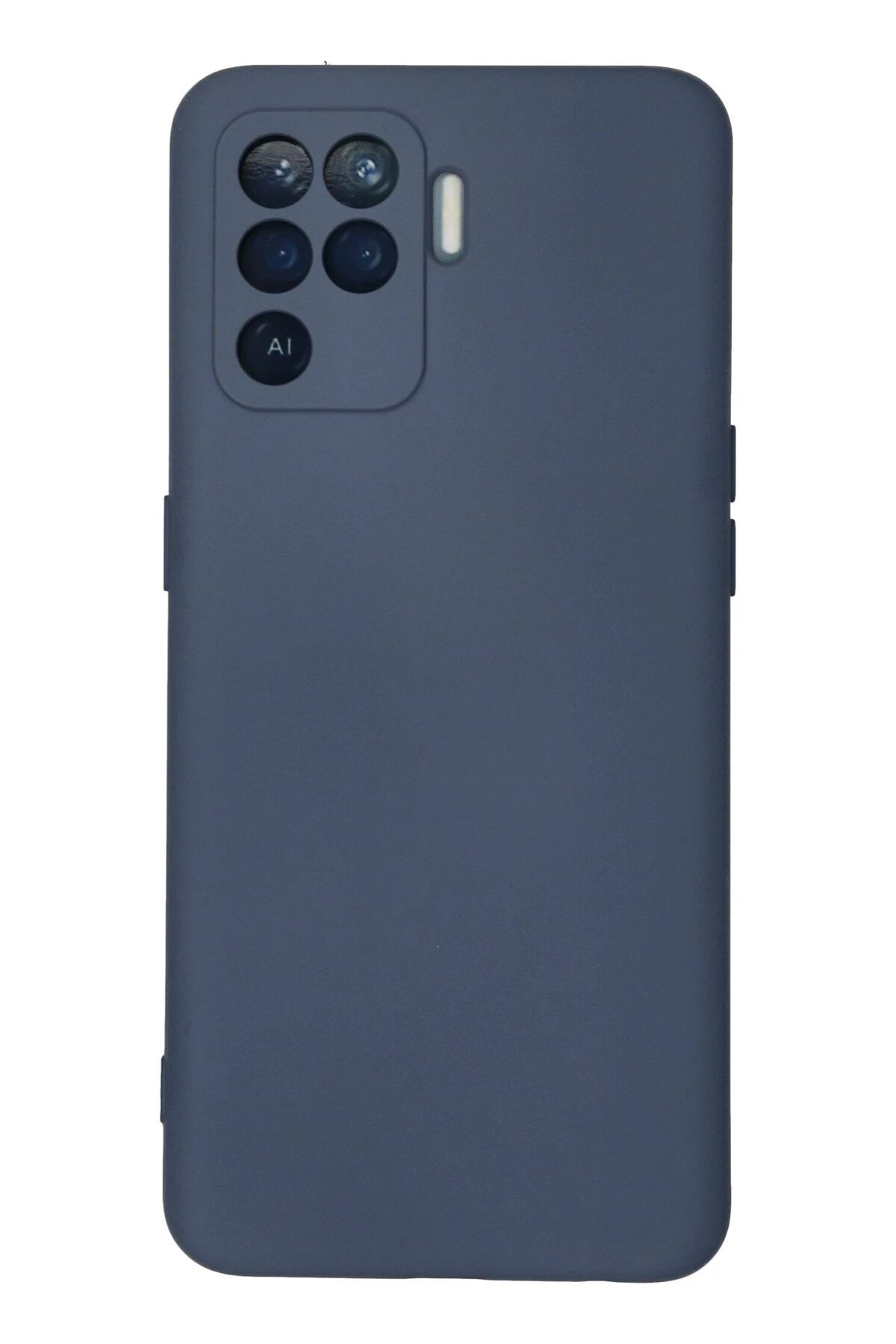 Newface Oppo Reno 5 Lite Kılıf Nano içi Kadife Silikon - Gri