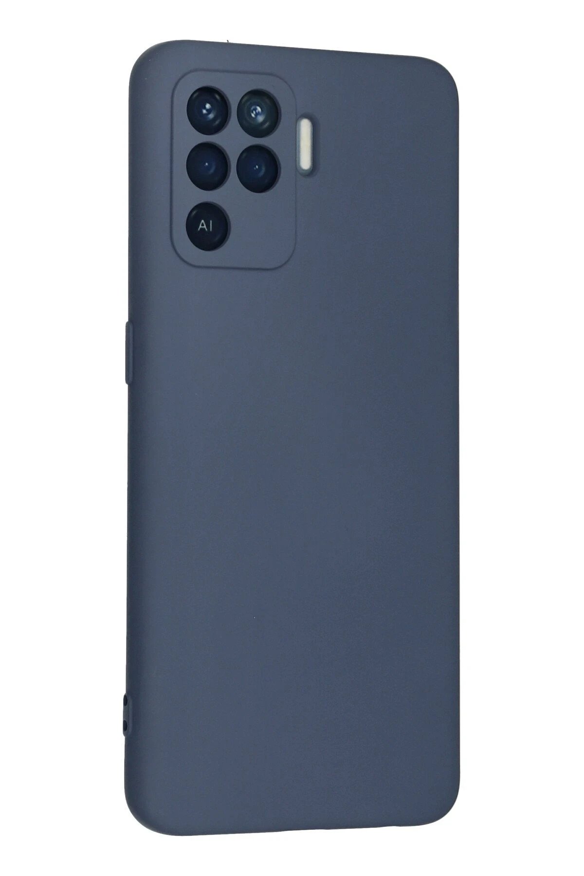 Newface Oppo Reno 5 Lite Kılıf Nano içi Kadife Silikon - Gri