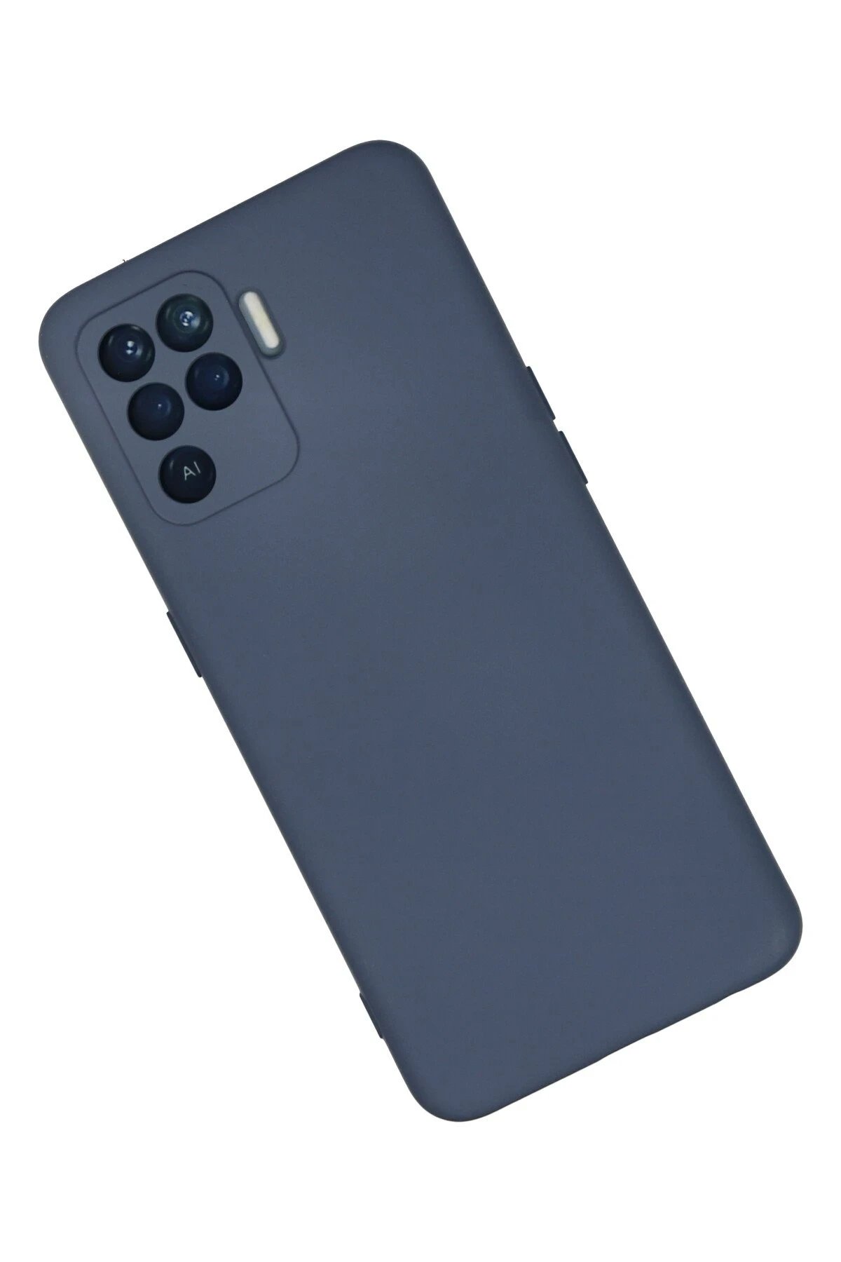 Newface Oppo Reno 5 Lite Kılıf Nano içi Kadife Silikon - Gri