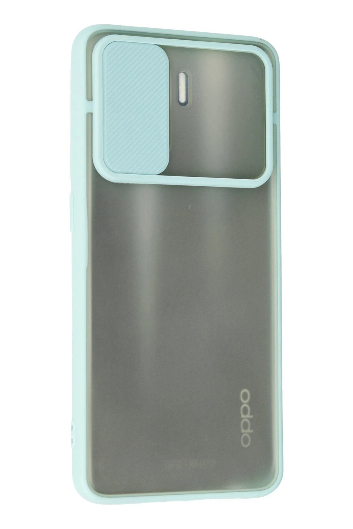 Newface Oppo Reno 5 Lite Kılıf Palm Buzlu Kamera Sürgülü Silikon uaz