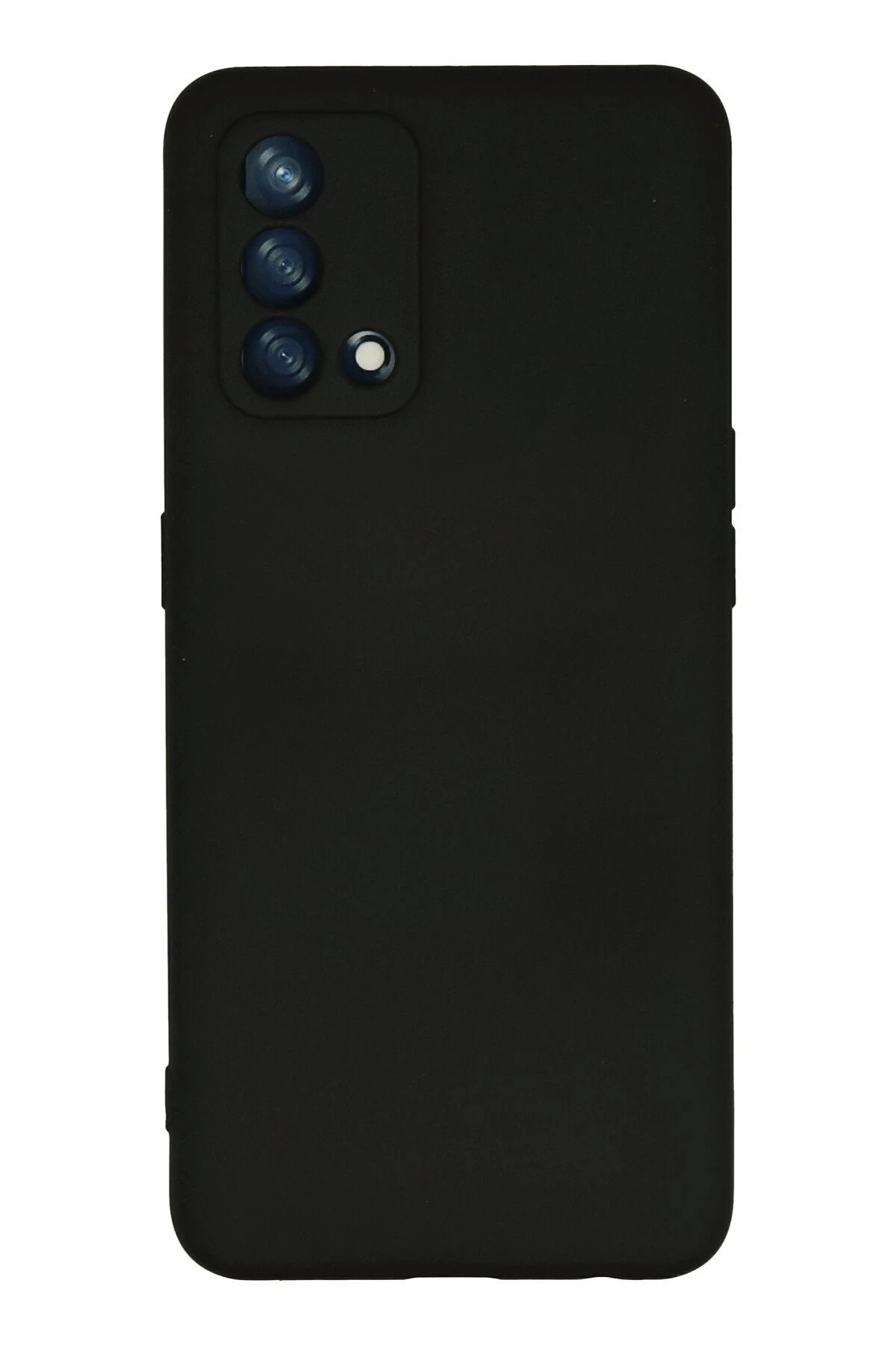 Newface Oppo A74 4G Kılıf Nano içi Kadife Silikon - Siyah