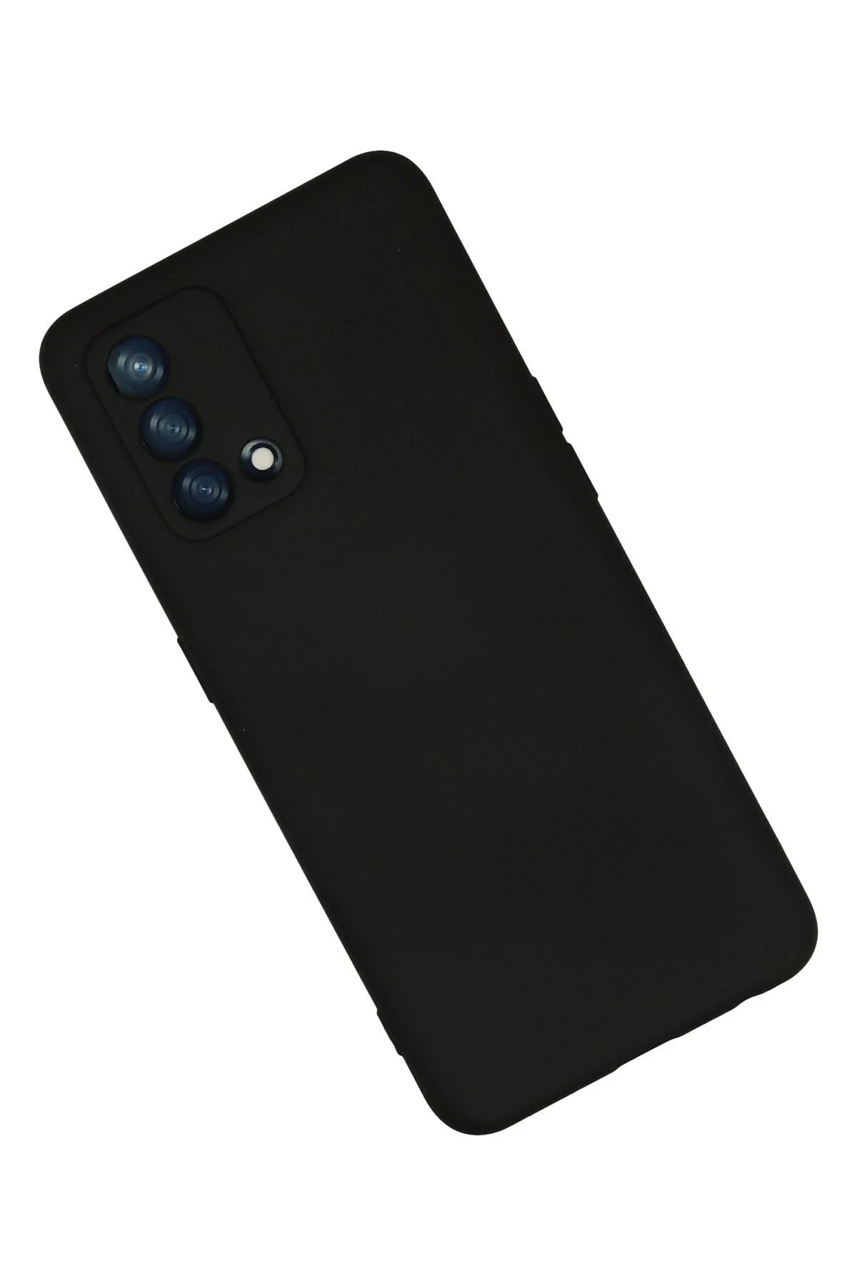 Newface Oppo A74 4G Kılıf Nano içi Kadife Silikon - Siyah