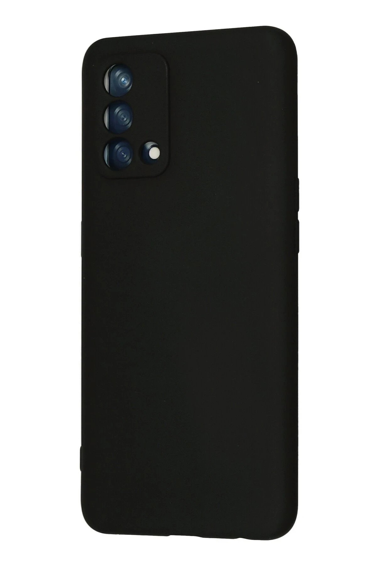 Newface Oppo A74 4G Kılıf Nano içi Kadife Silikon - Siyah