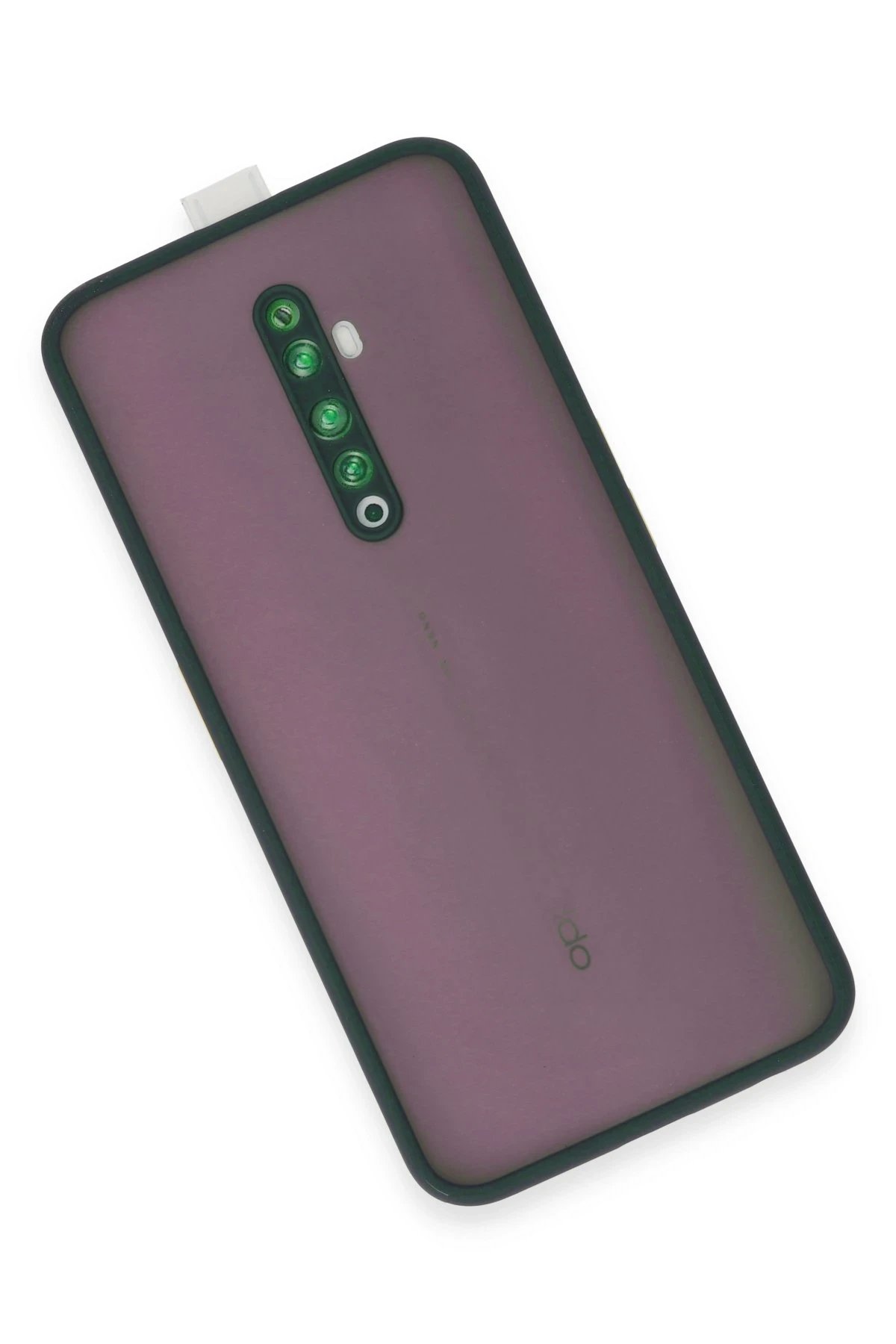 Newface Oppo Reno 2Z Kılıf Montreal Silikon Kapak - Yeşil