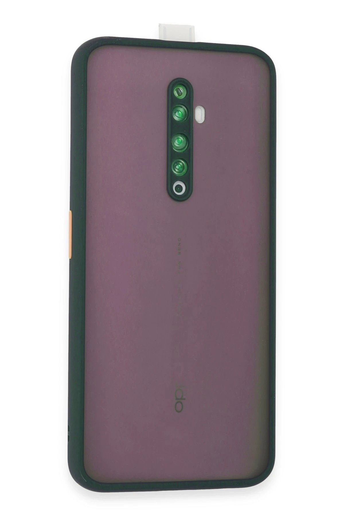 Newface Oppo Reno 2Z Kılıf Montreal Silikon Kapak - Yeşil