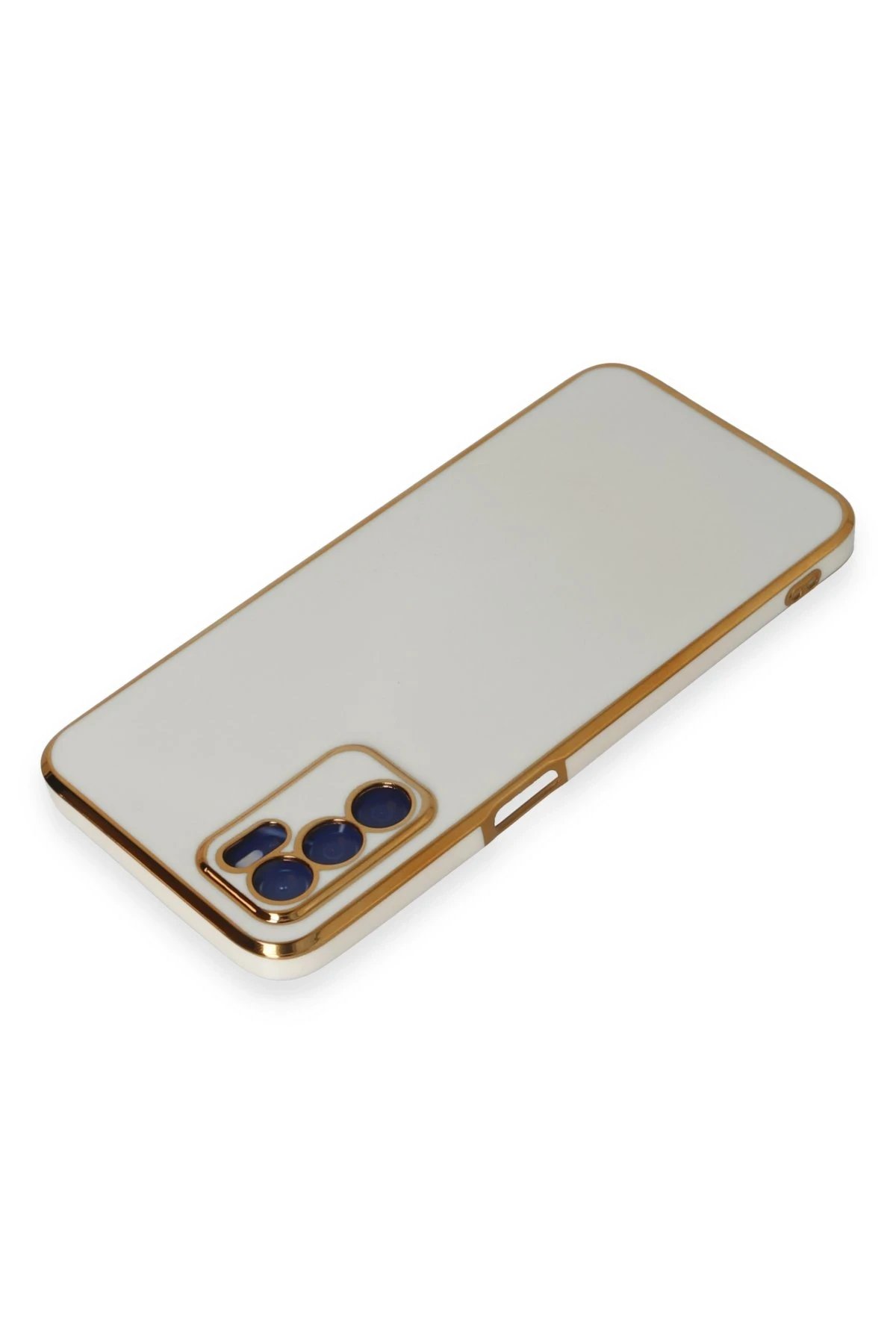 Newface Oppo A16 Kılıf Volet Silikon - Beyaz