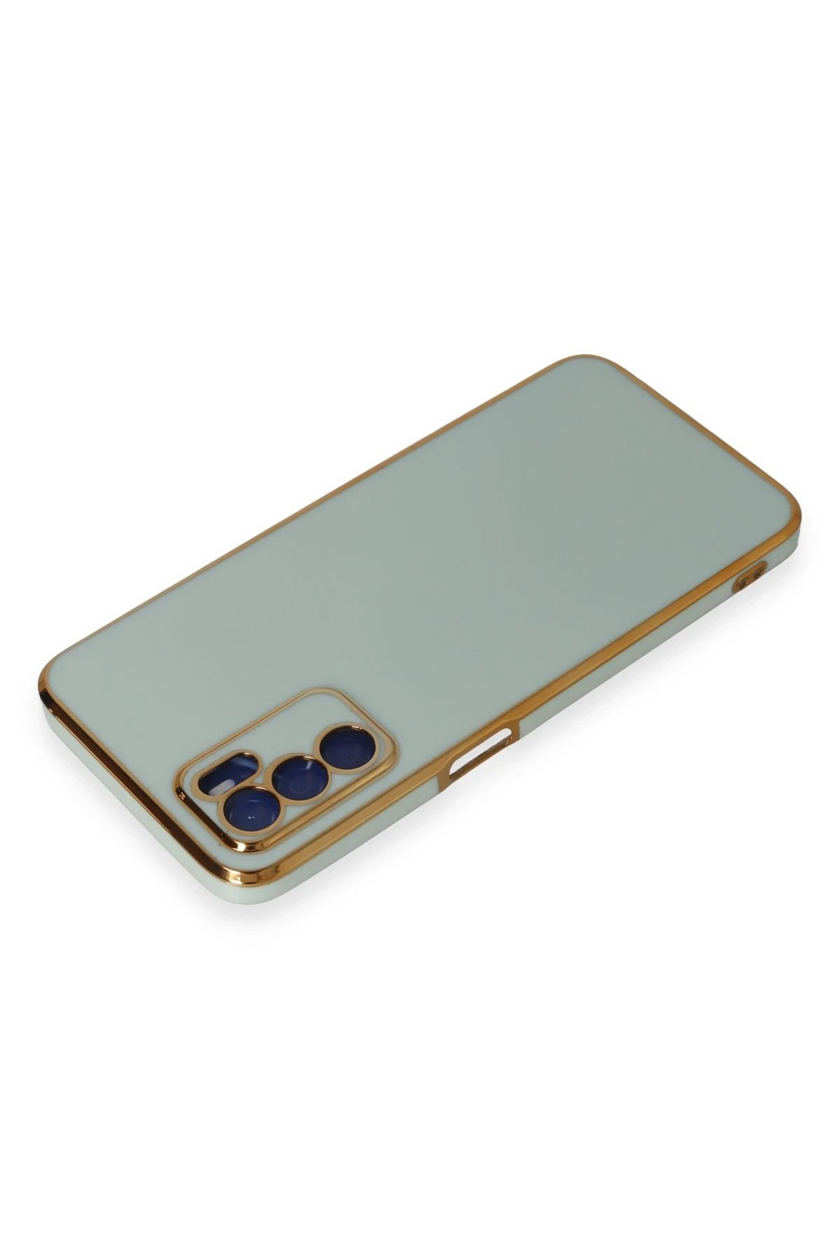 Newface Oppo A16 Kılıf Volet Silikon - Açık Yeşil