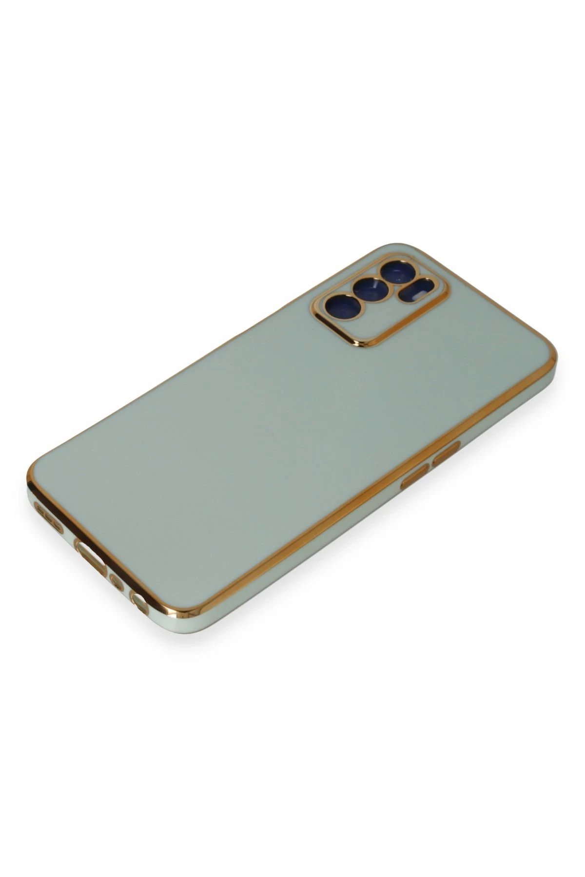 Newface Oppo A16 Kılıf Volet Silikon - Açık Yeşil