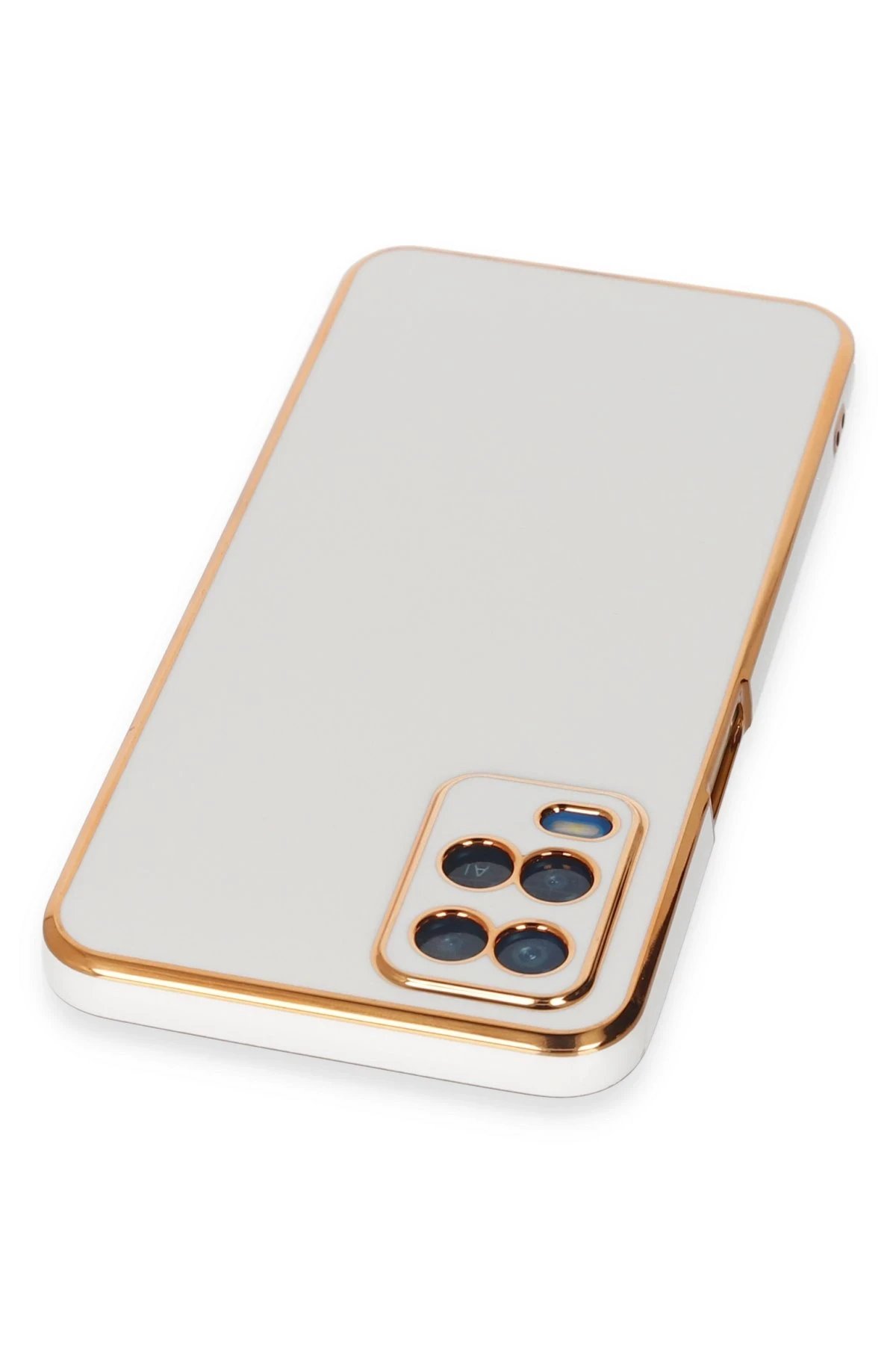 Newface Oppo A54 4G Kılıf Volet Silikon - Beyaz