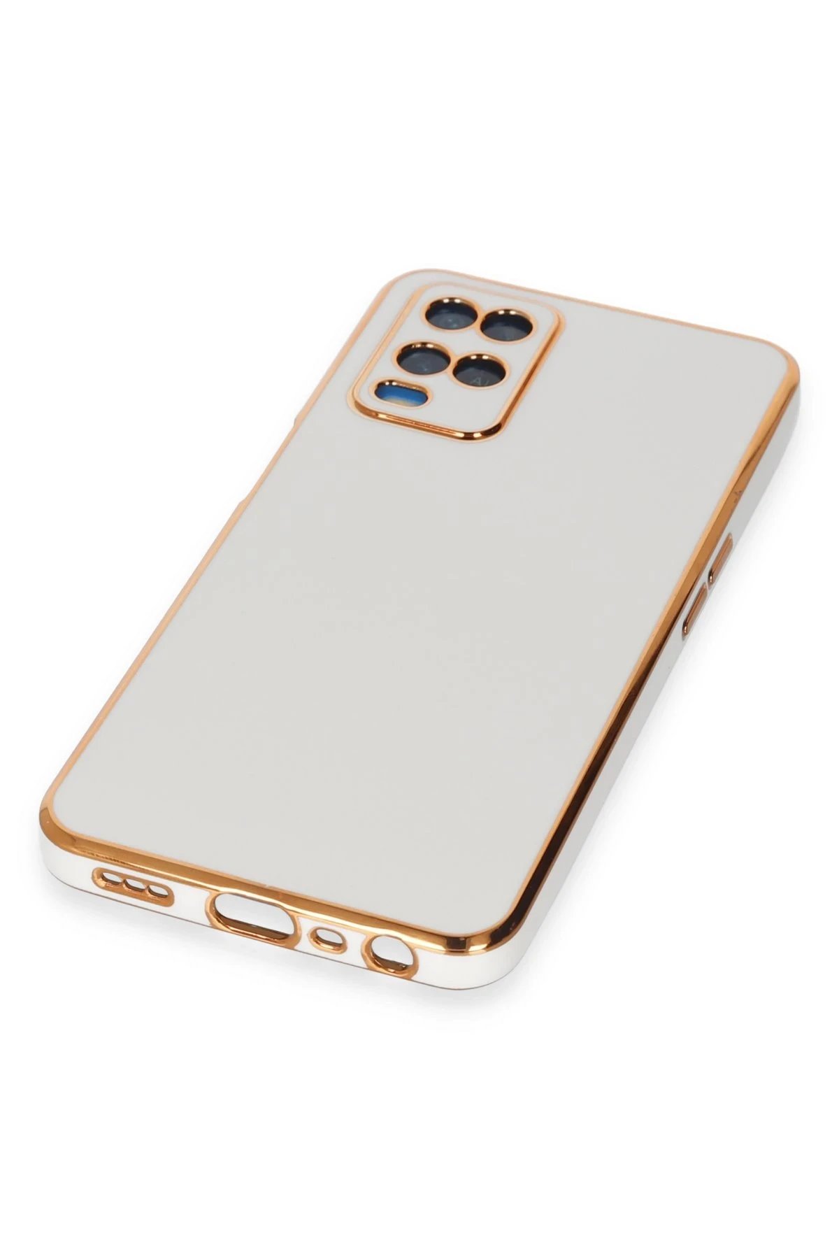 Newface Oppo A54 4G Kılıf Volet Silikon - Beyaz