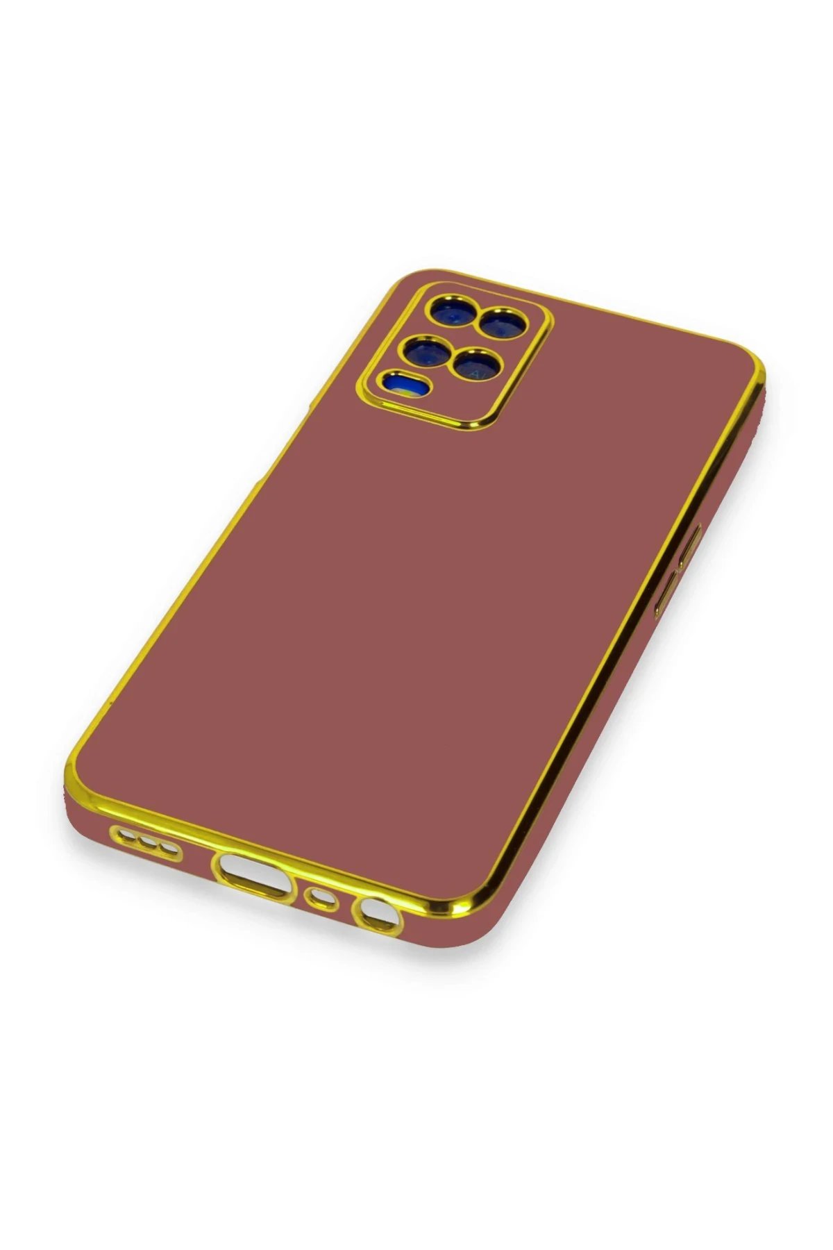 Newface Oppo A54 4G Kılıf Volet Silikon - Kırmızı