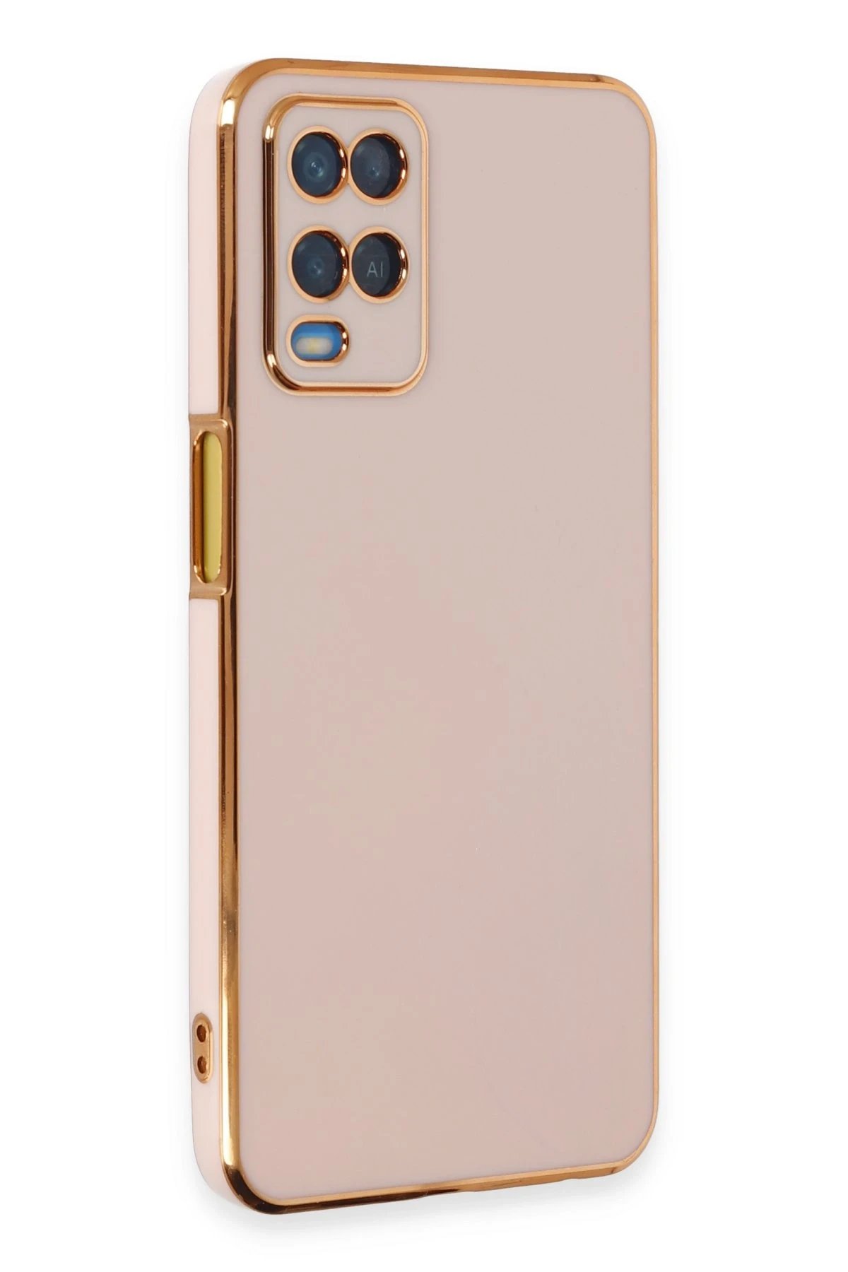 Newface Oppo A54 4G Kılıf Volet Silikon - Pembe