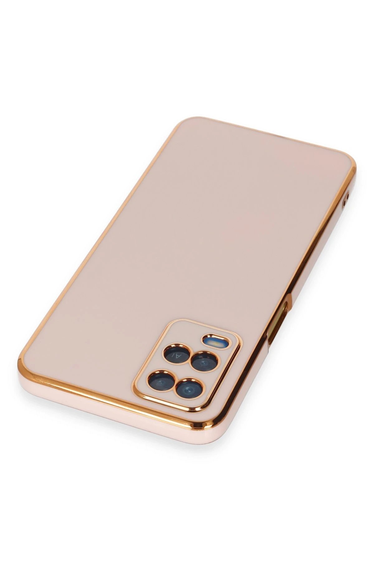 Newface Oppo A54 4G Kılıf Volet Silikon - Pembe