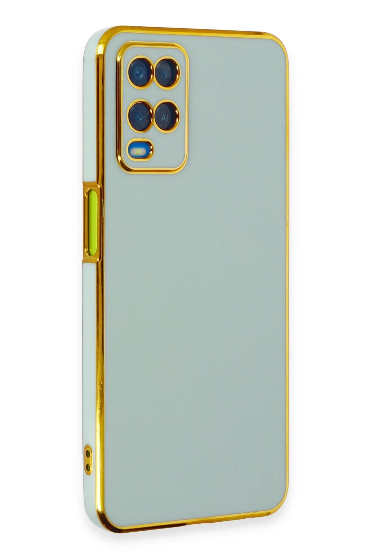 Newface Oppo A54 4G Kılıf Volet Silikon - Açık Yeşil