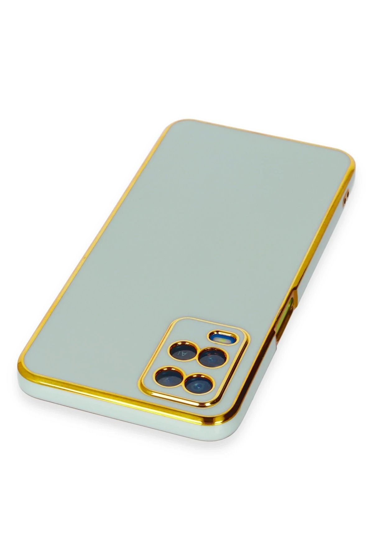 Newface Oppo A54 4G Kılıf Volet Silikon - Açık Yeşil